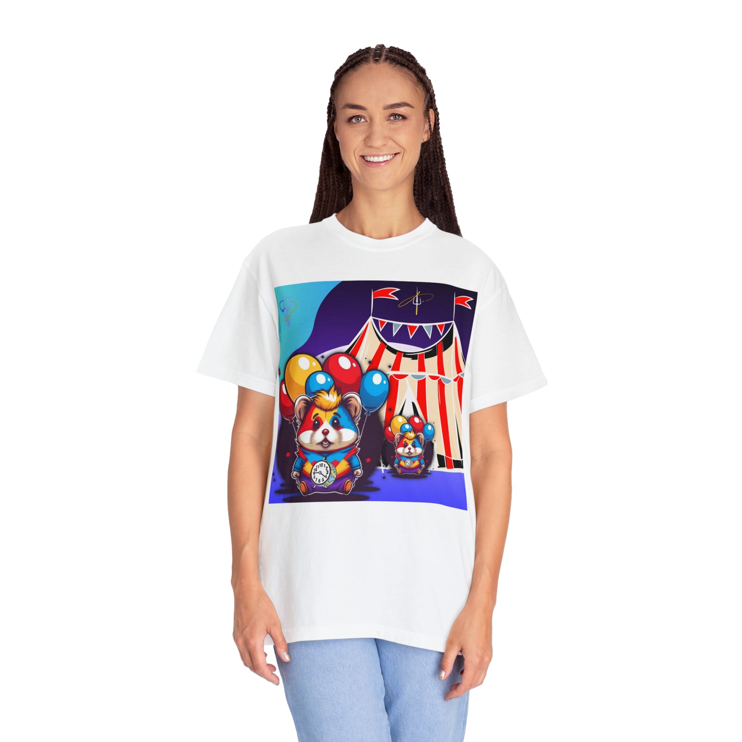 Unisex Garment-Dyed T-shirt TINY TIME BALLOON BEARS
