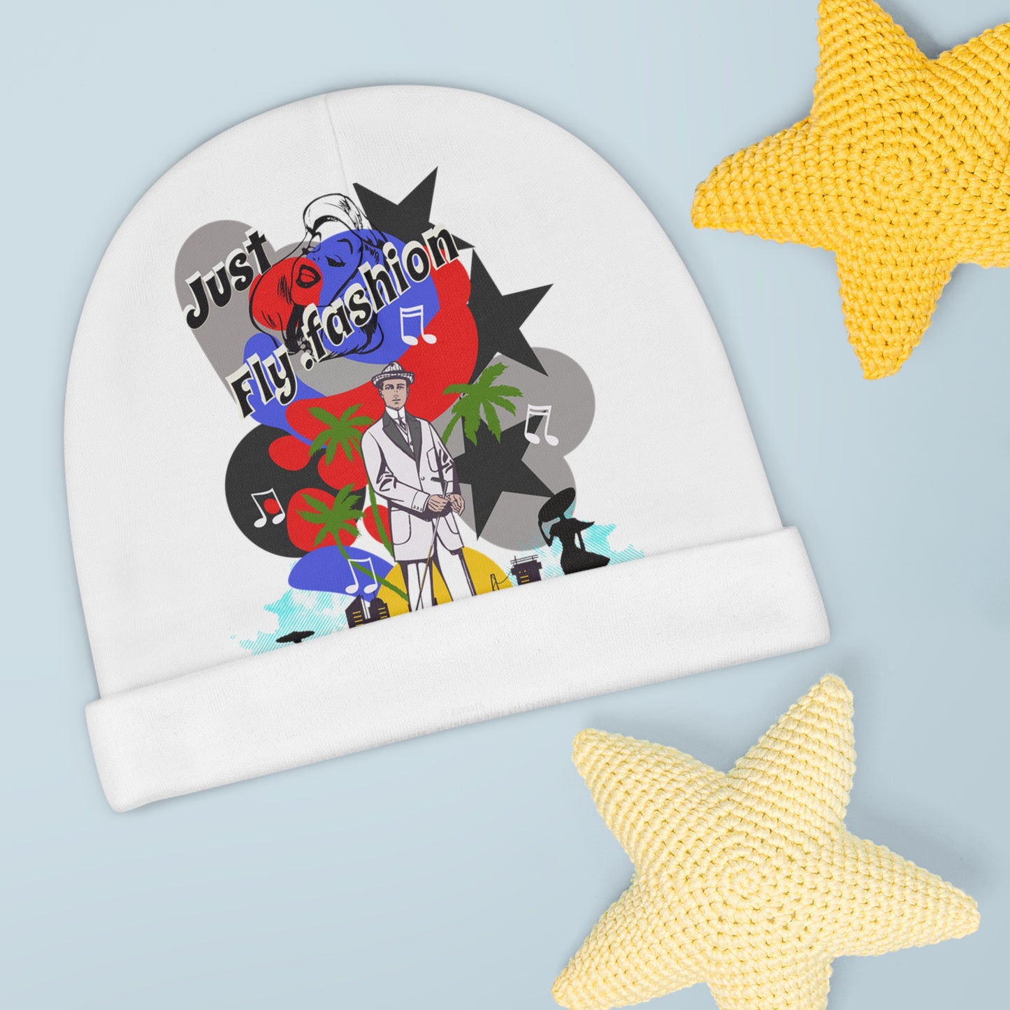 Baby Beanie (AOP) A GREAT STORY OF LOVE