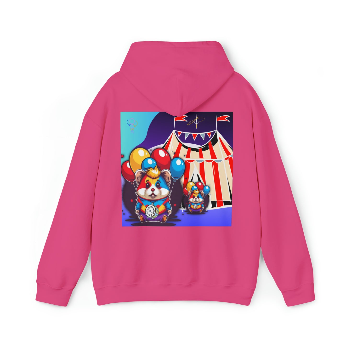 Unisex Heavy Blend™ Hooded Sweatshirt TINY TIME BALLOON BEAR