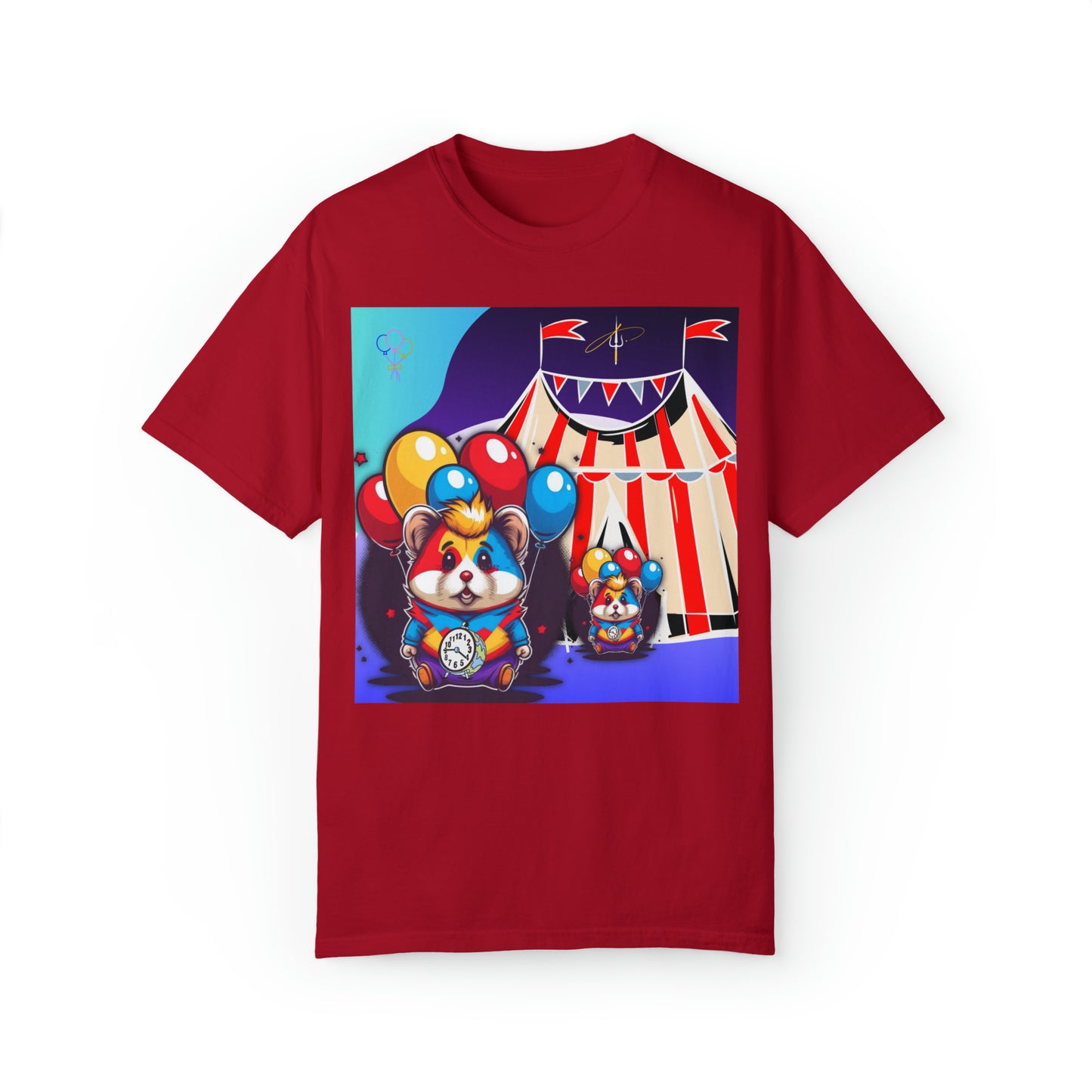 Unisex Garment-Dyed T-shirt TINY TIME BALLOON BEARS