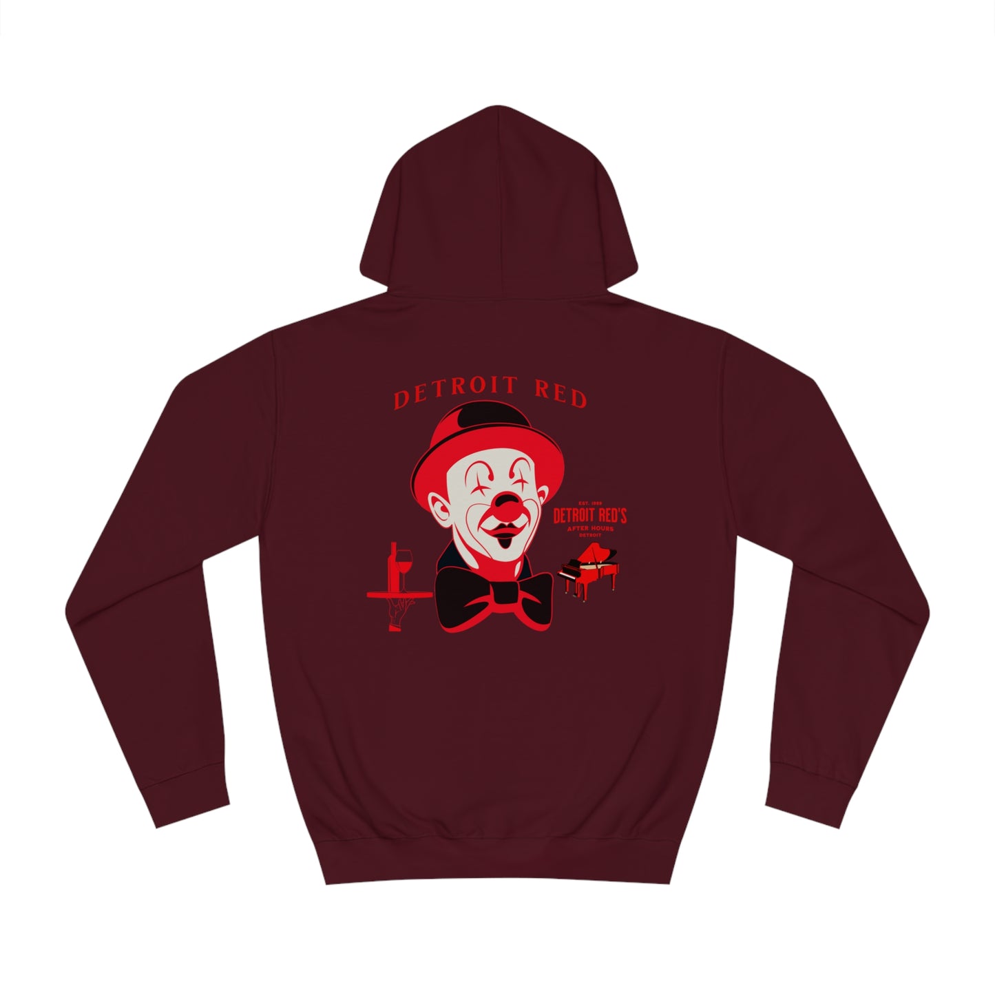 Unisex College Hoodie DETROIT RED