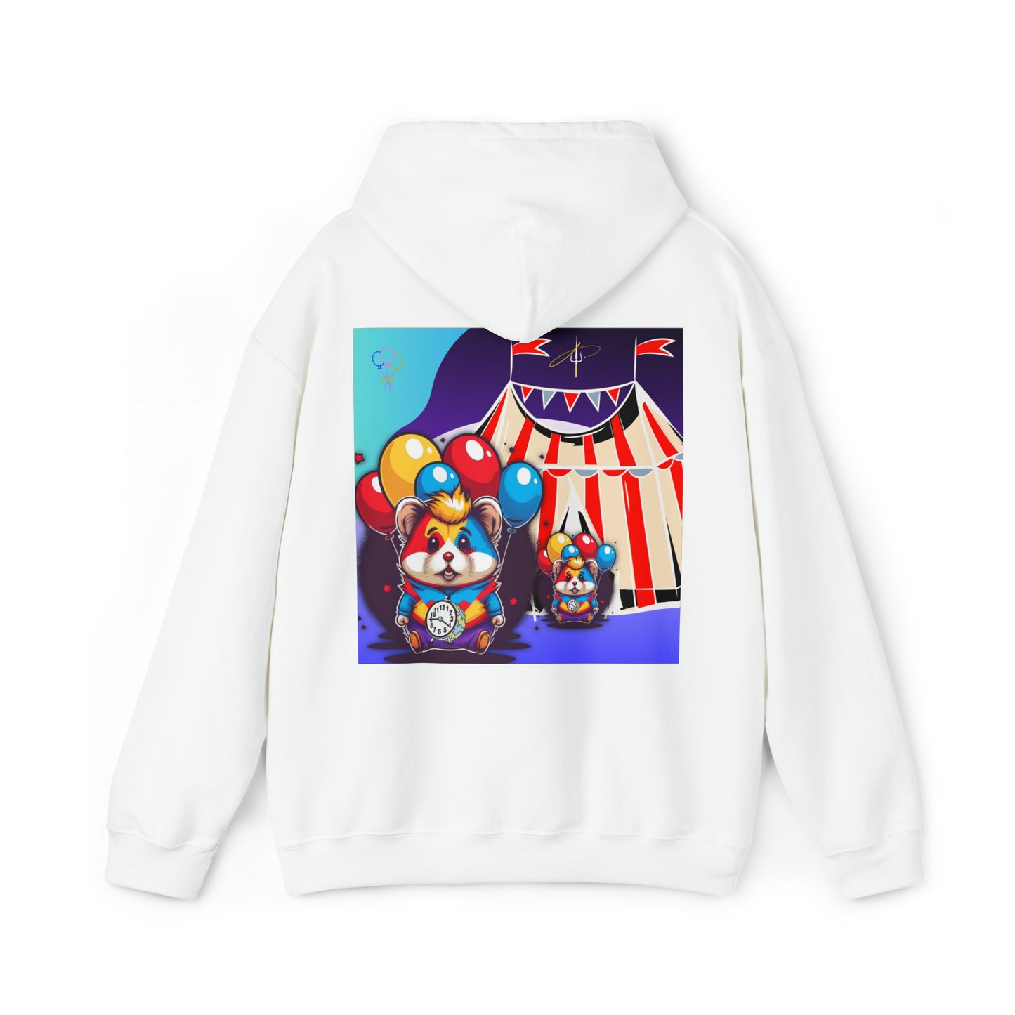 Unisex Heavy Blend™ Hooded Sweatshirt TINY TIME BALLOON BEAR