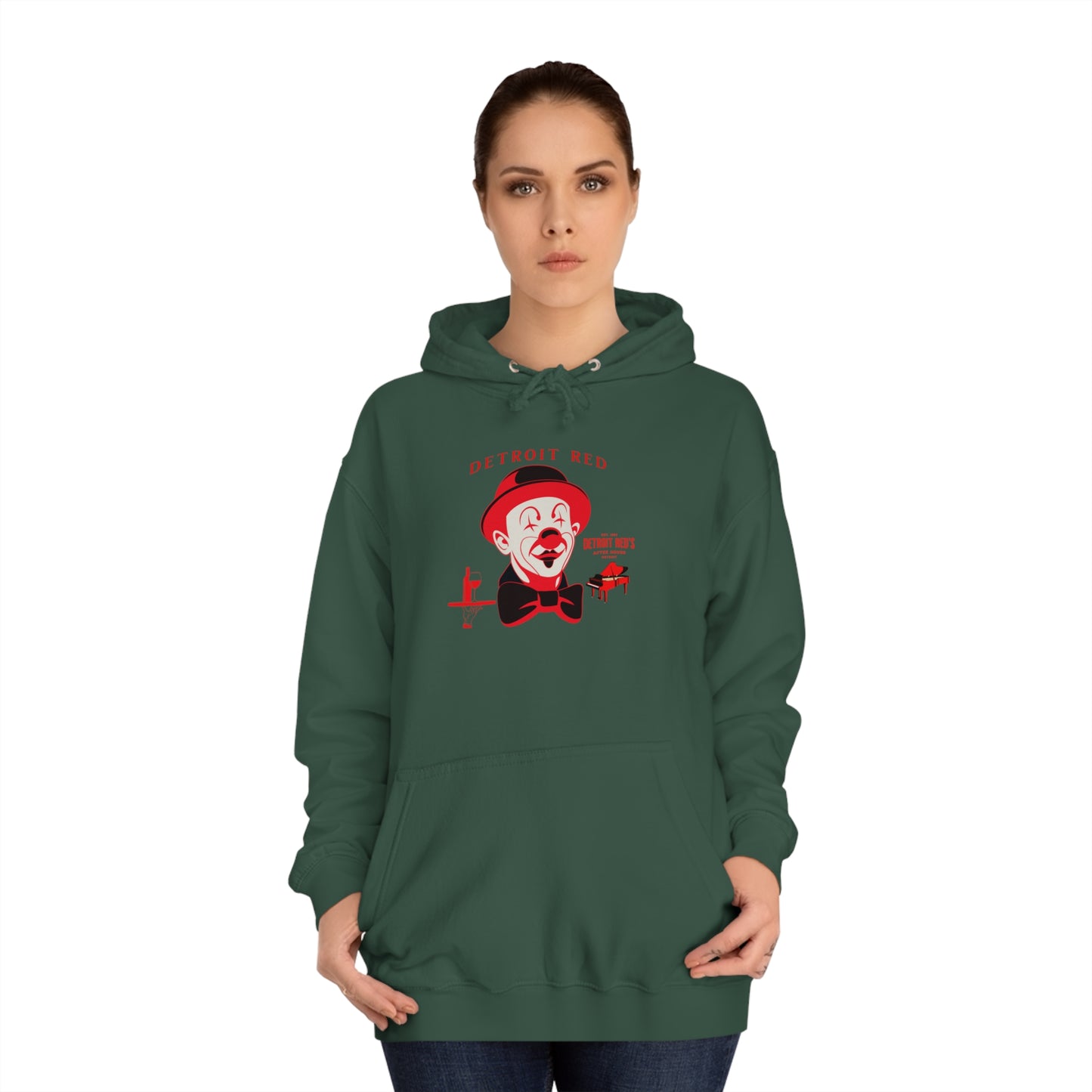 Unisex College Hoodie DETROIT RED