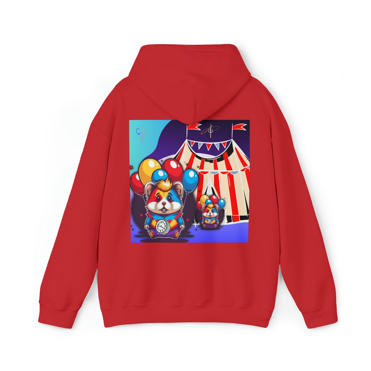 Unisex Heavy Blend™ Hooded Sweatshirt TINY TIME BALLOON BEAR