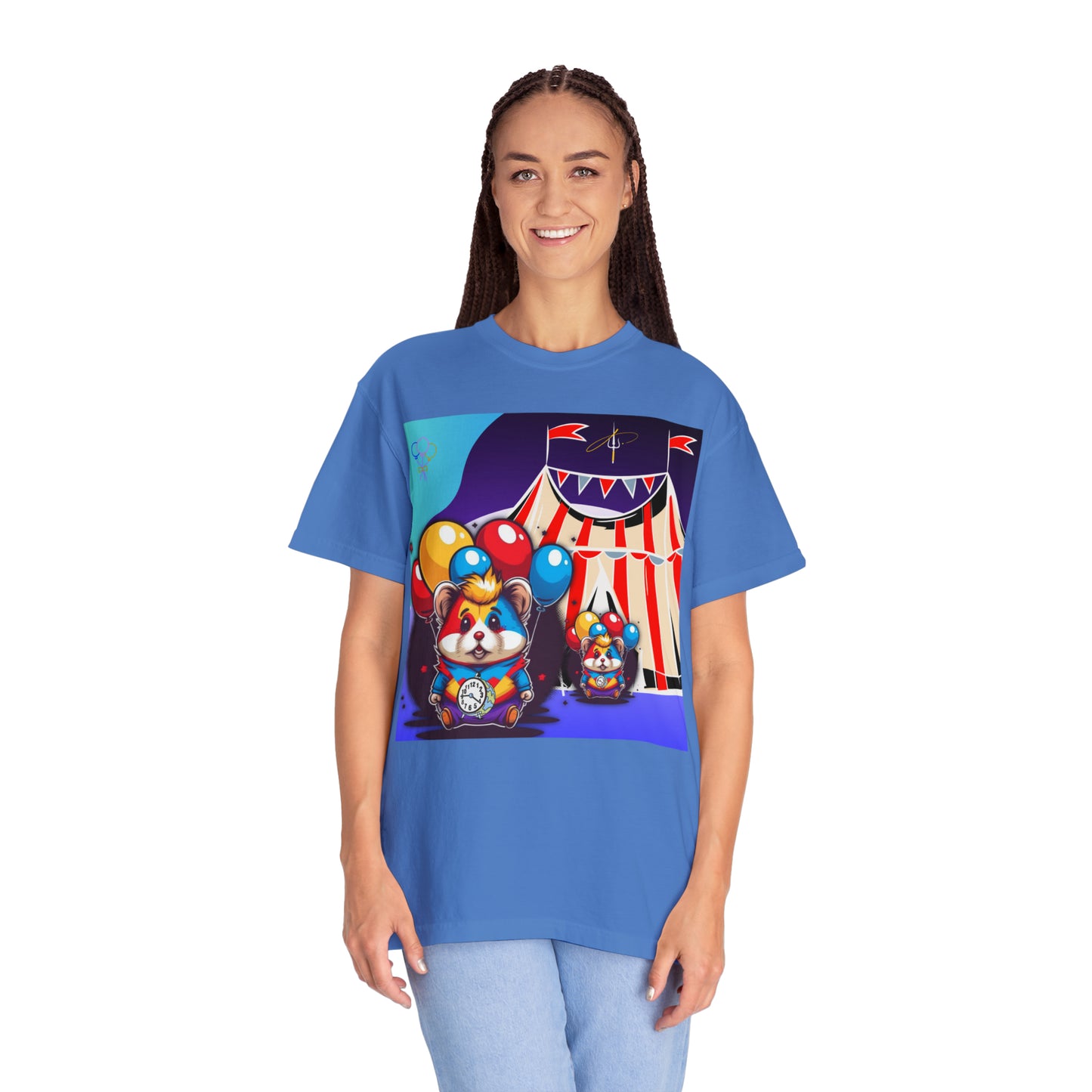 Unisex Garment-Dyed T-shirt TINY TIME BALLOON BEARS