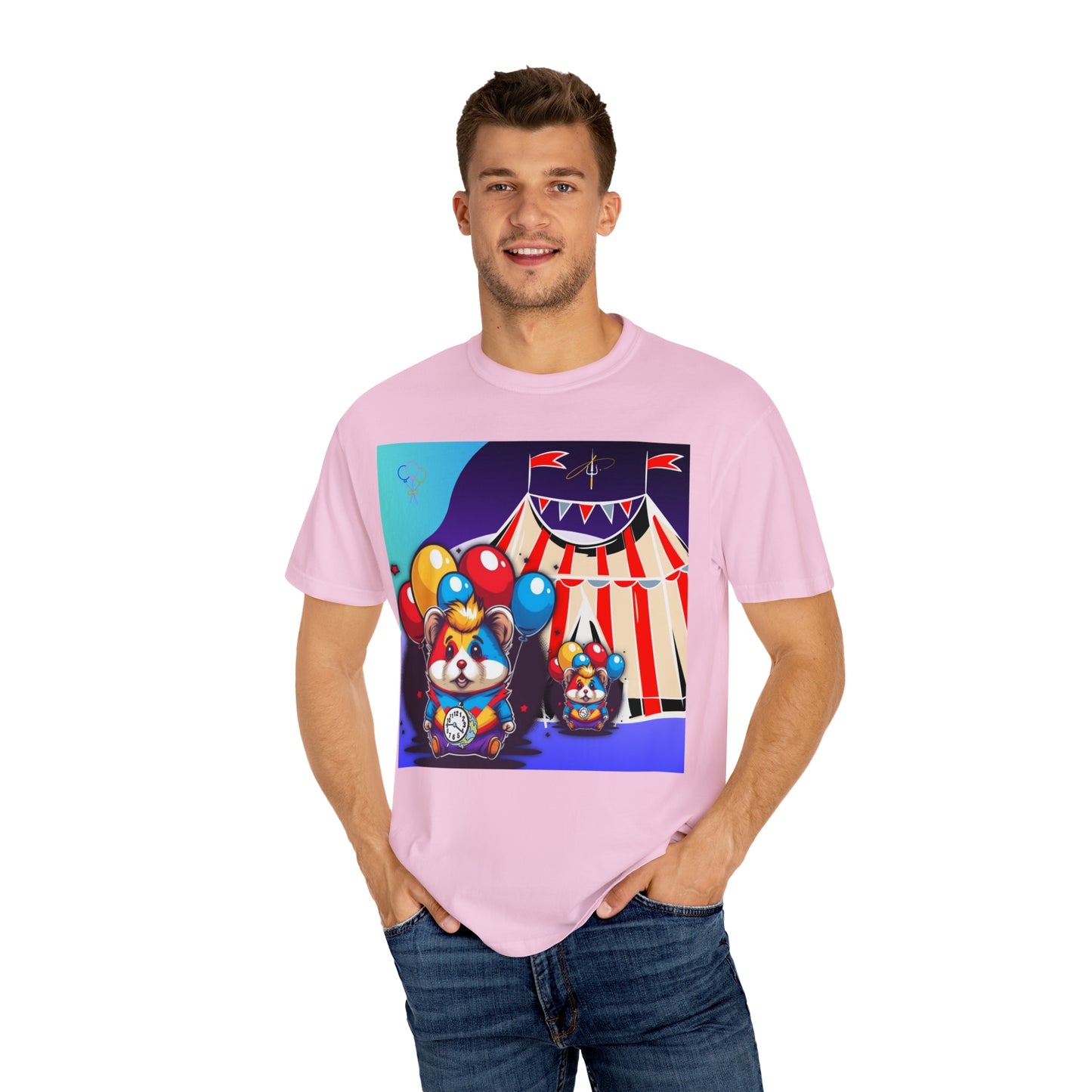 Unisex Garment-Dyed T-shirt TINY TIME BALLOON BEARS