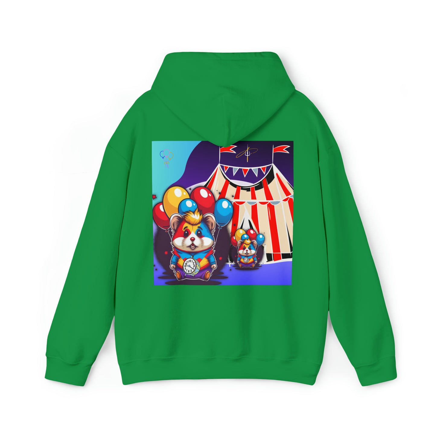 Unisex Heavy Blend™ Hooded Sweatshirt TINY TIME BALLOON BEAR