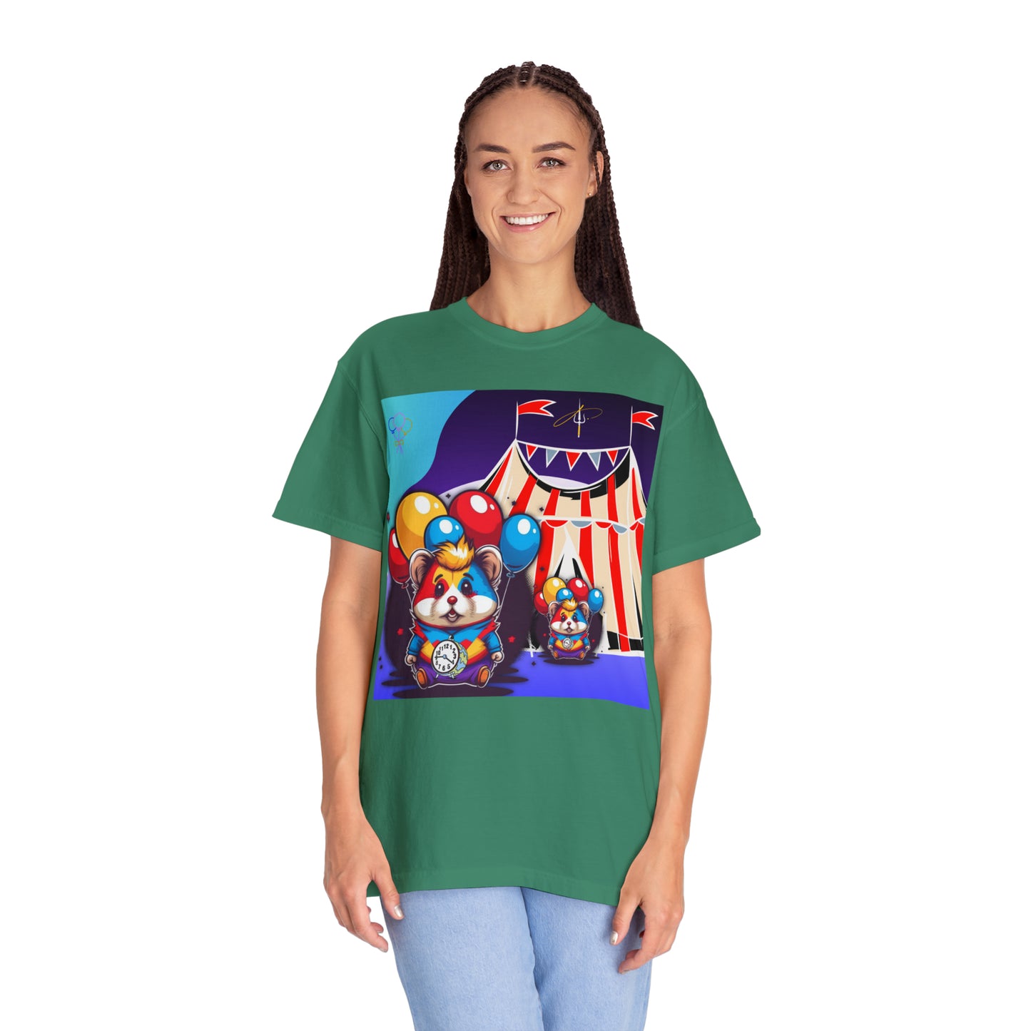 Unisex Garment-Dyed T-shirt TINY TIME BALLOON BEARS