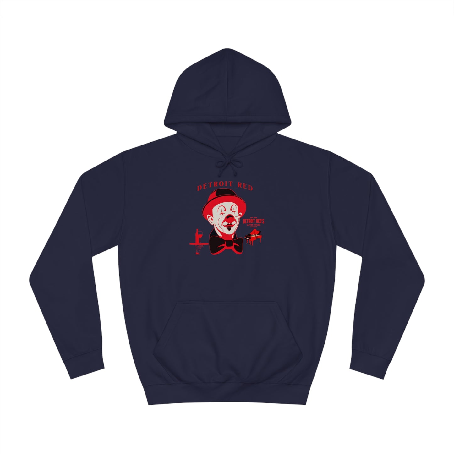 Unisex College Hoodie DETROIT RED