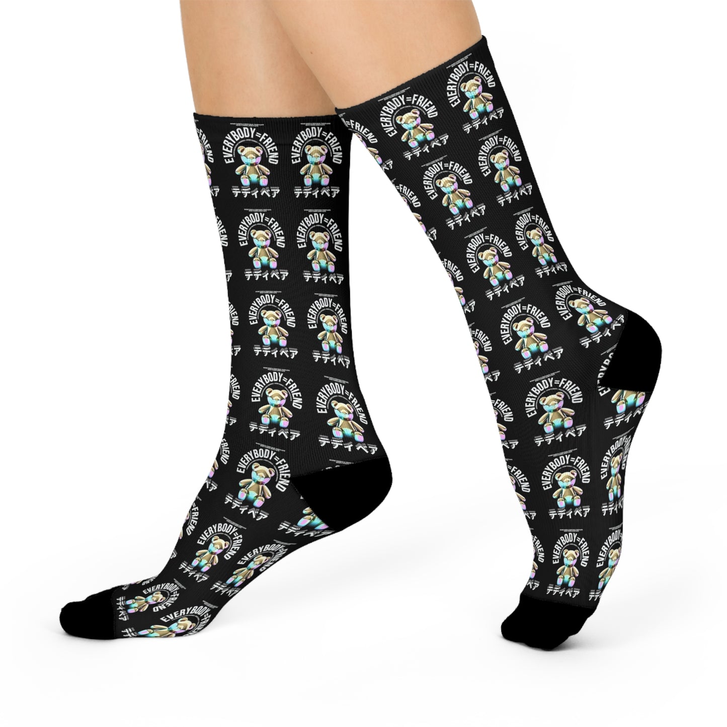Cushioned Crew Socks Unisex Everybody = Friends