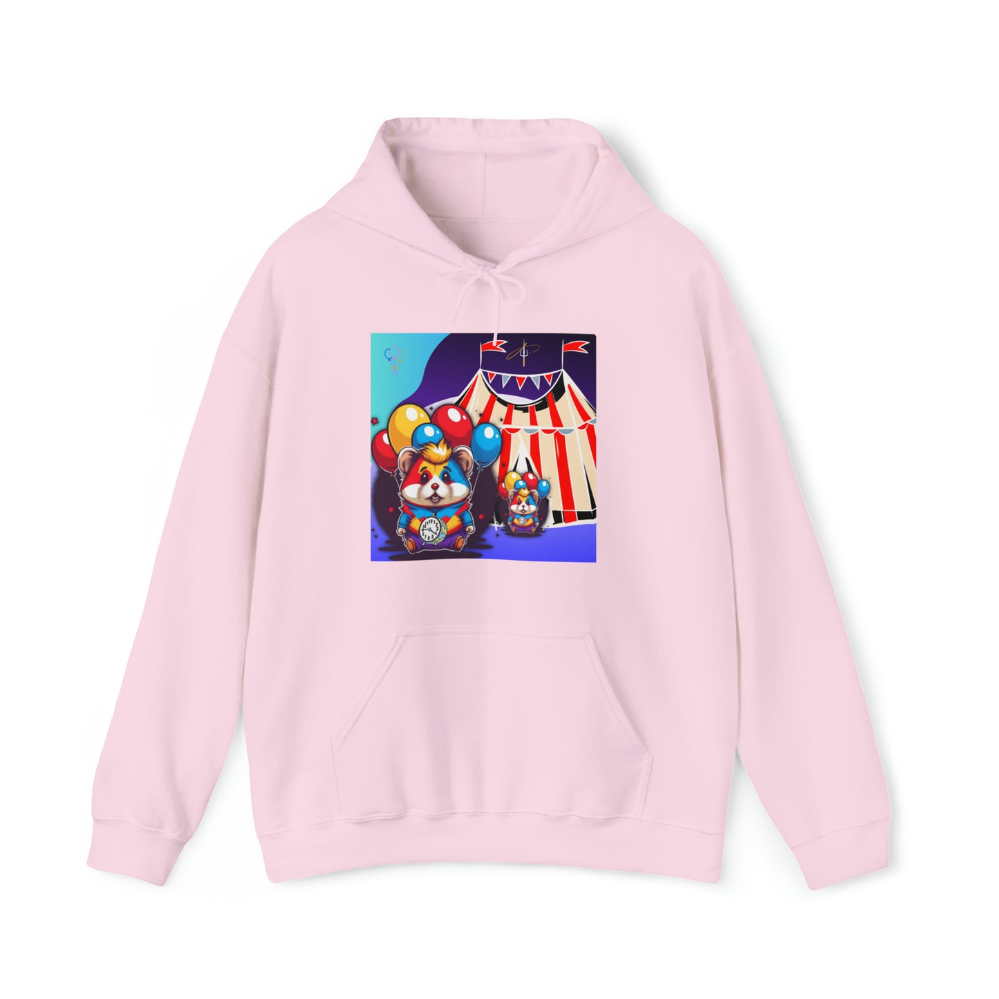 Unisex Heavy Blend™ Hooded Sweatshirt TINY TIME BALLOON BEAR