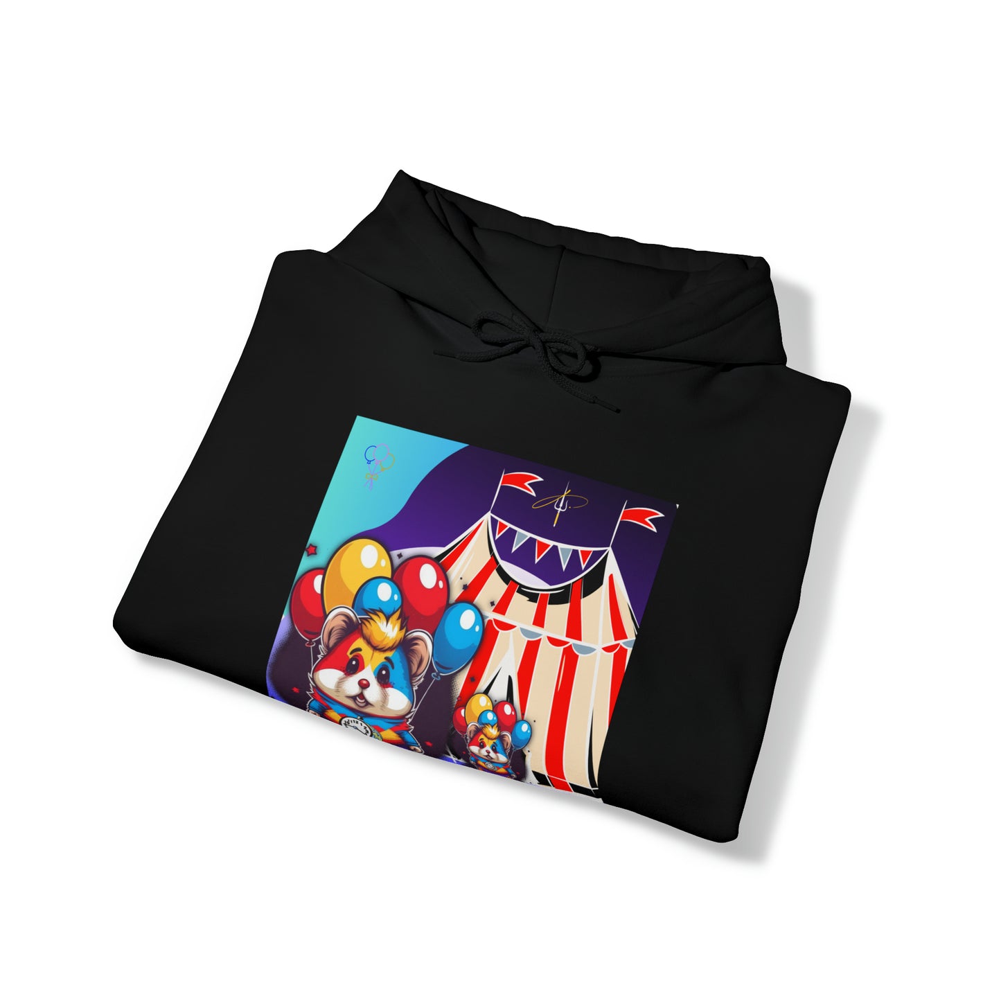 Unisex Heavy Blend™ Hooded Sweatshirt TINY TIME BALLOON BEAR