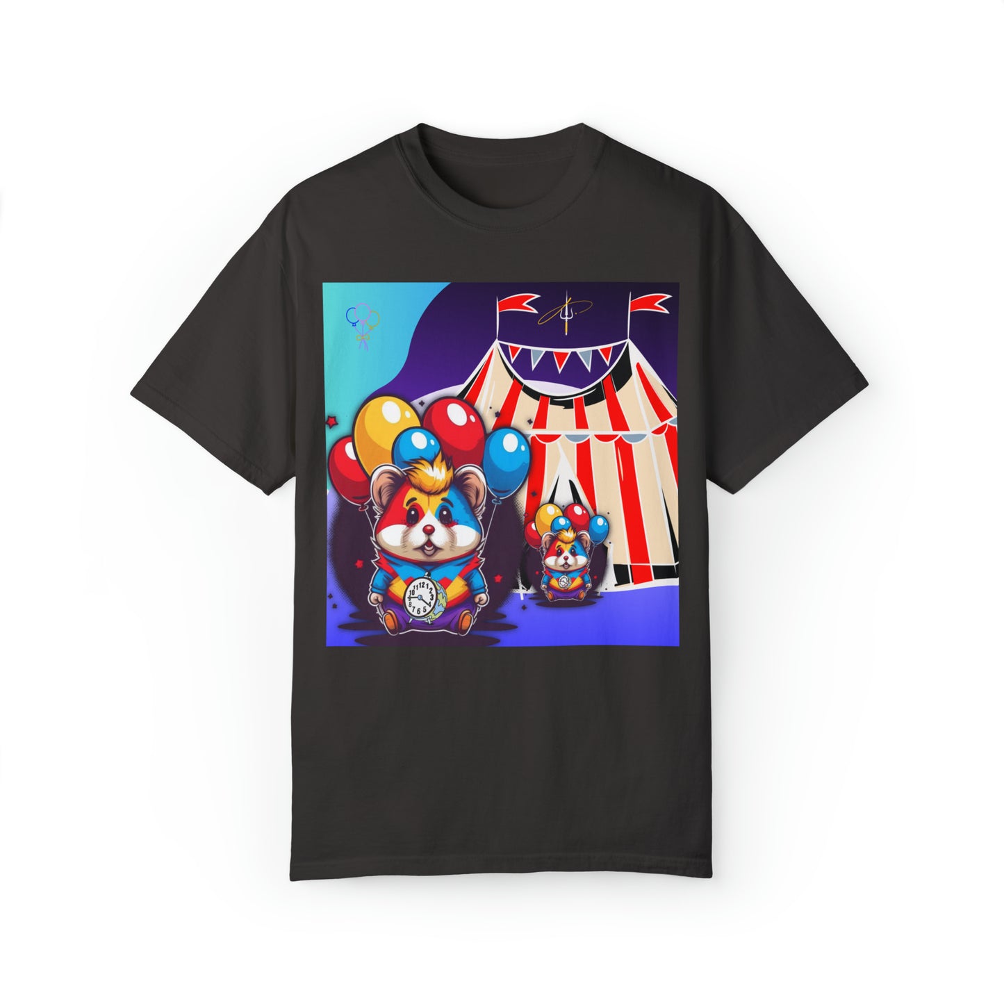 Unisex Garment-Dyed T-shirt TINY TIME BALLOON BEARS