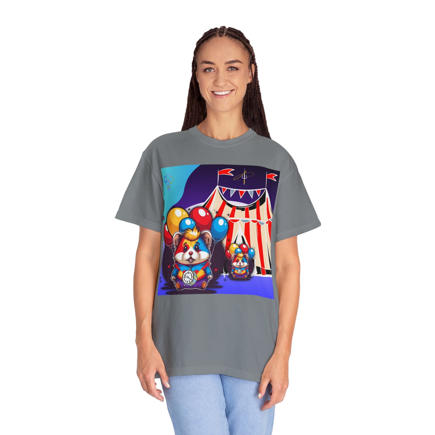 Unisex Garment-Dyed T-shirt TINY TIME BALLOON BEARS