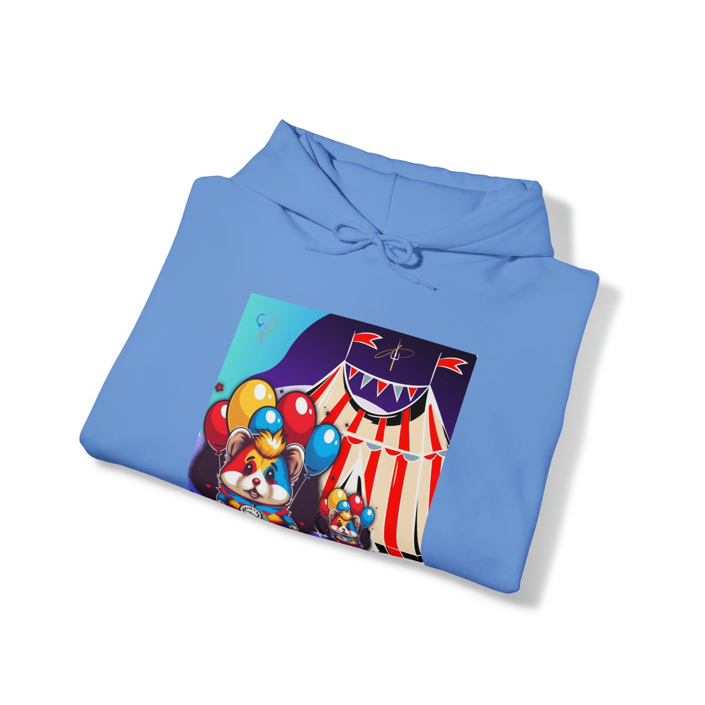 Unisex Heavy Blend™ Hooded Sweatshirt TINY TIME BALLOON BEAR