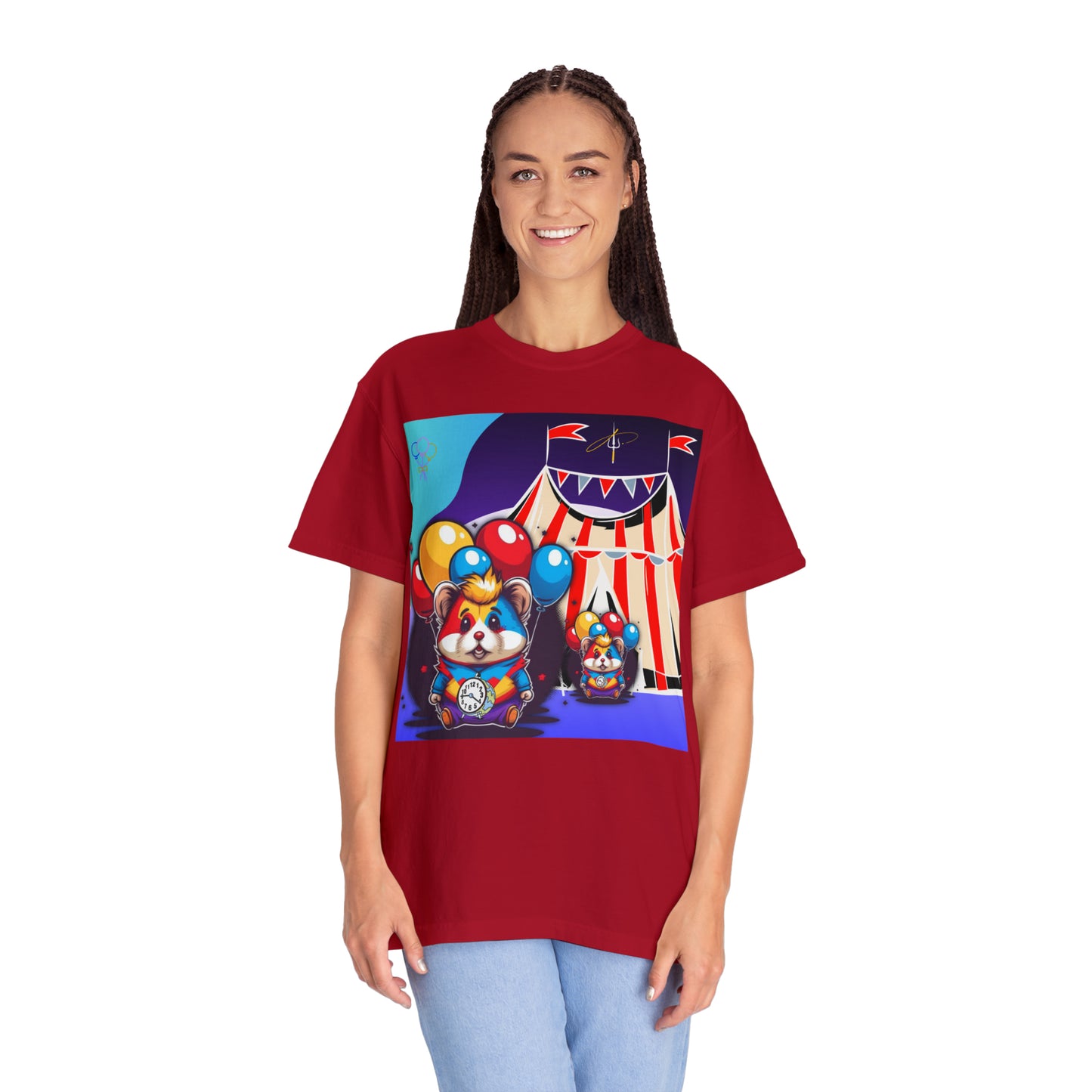 Unisex Garment-Dyed T-shirt TINY TIME BALLOON BEARS