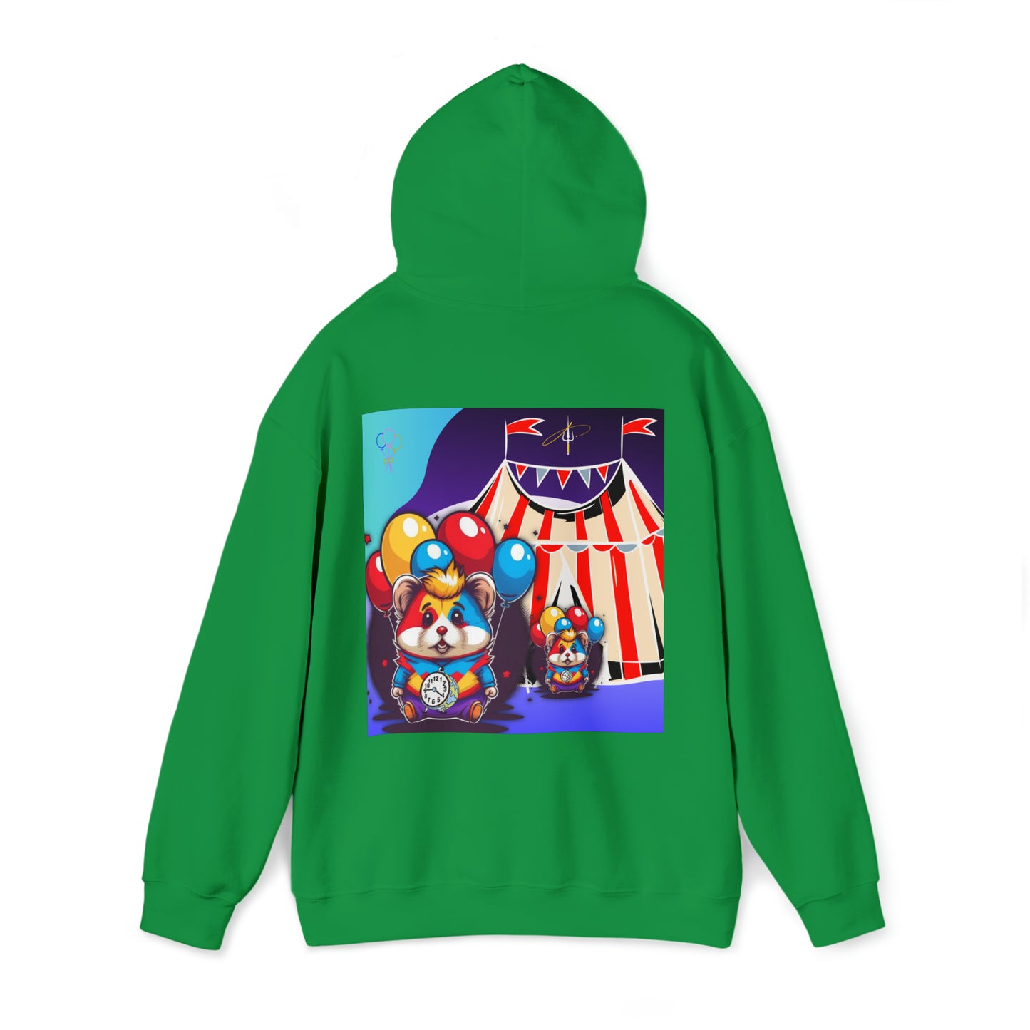 Unisex Heavy Blend™ Hooded Sweatshirt TINY TIME BALLOON BEAR