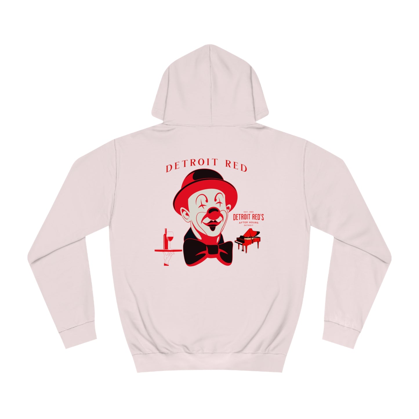 Unisex College Hoodie DETROIT RED