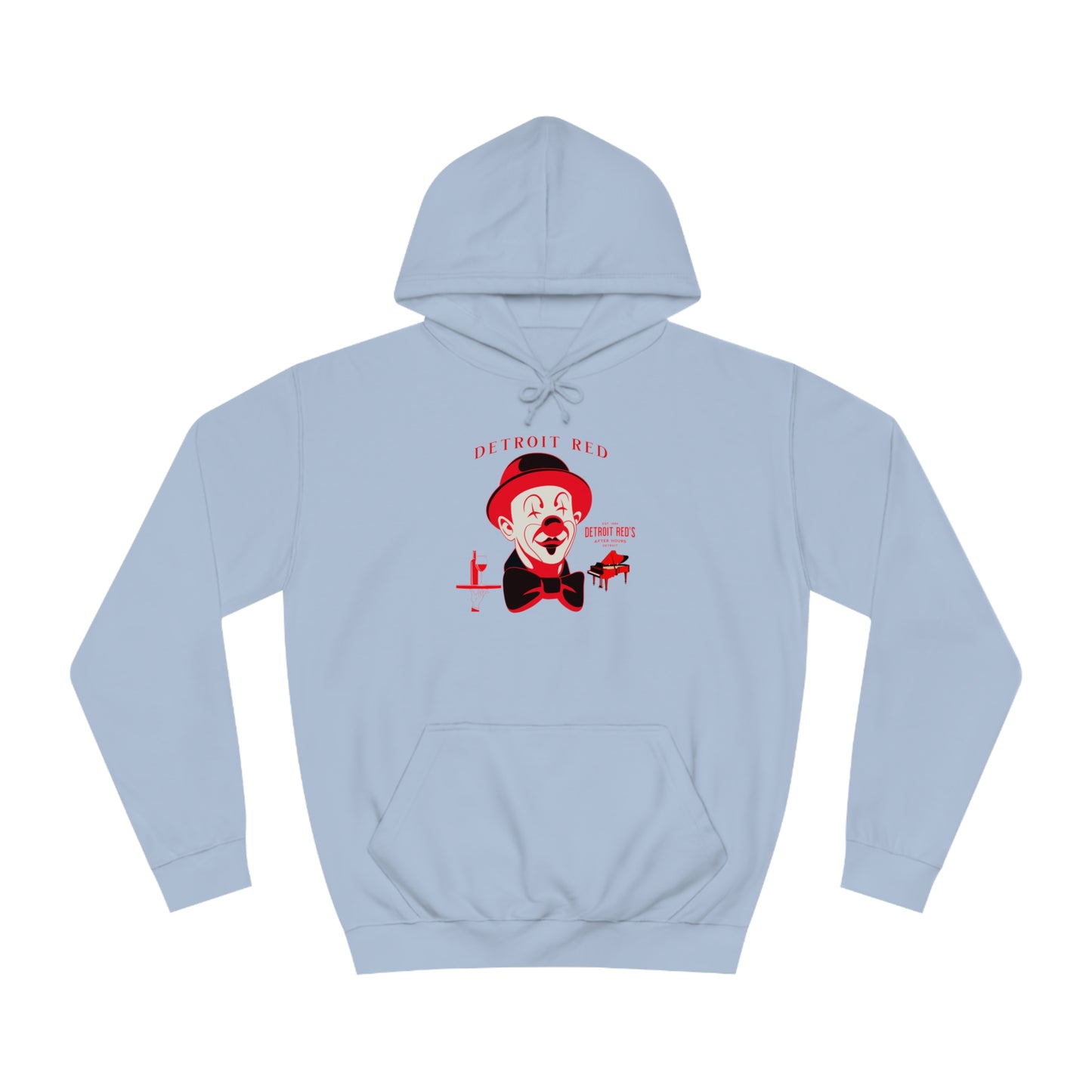 Unisex College Hoodie DETROIT RED