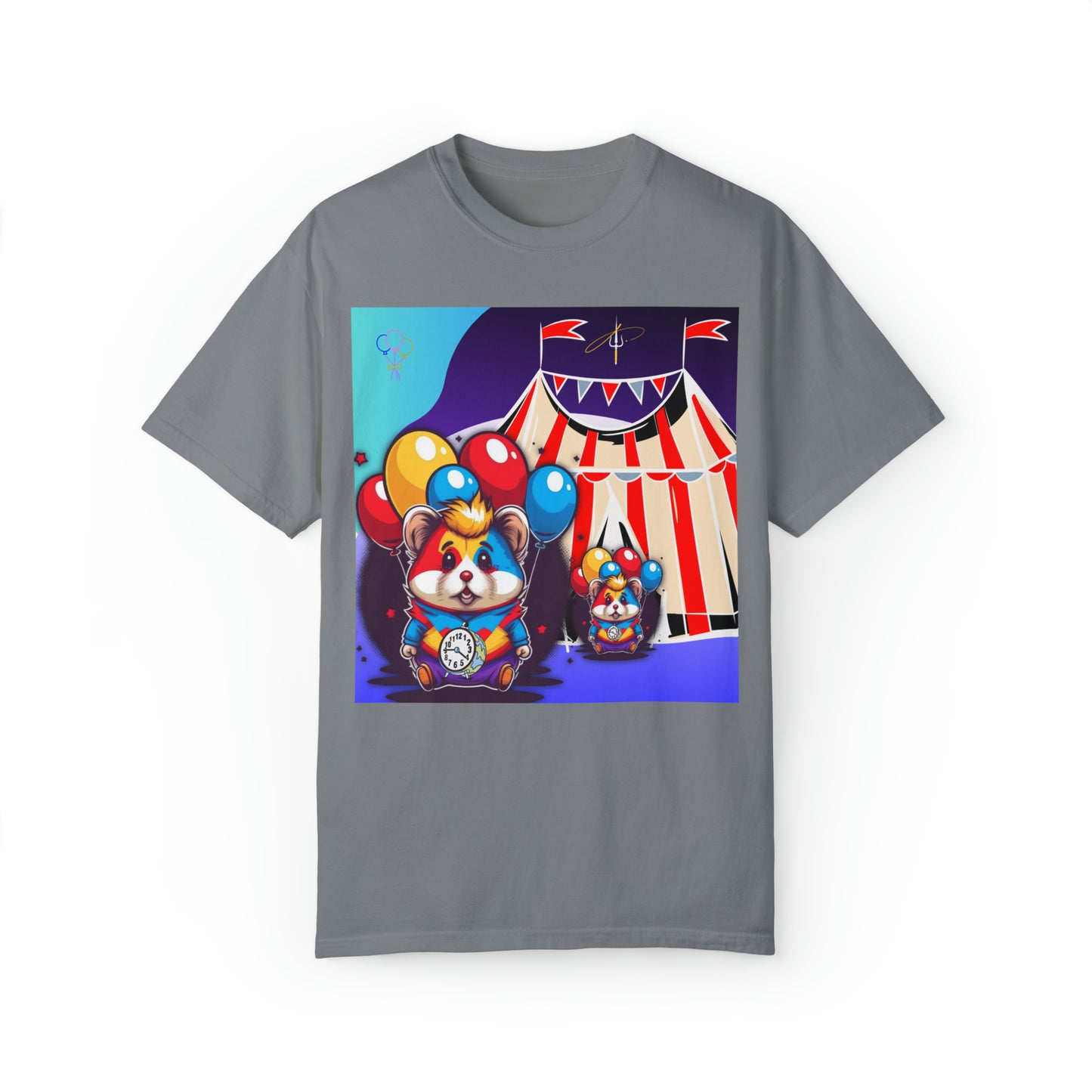 Unisex Garment-Dyed T-shirt TINY TIME BALLOON BEARS