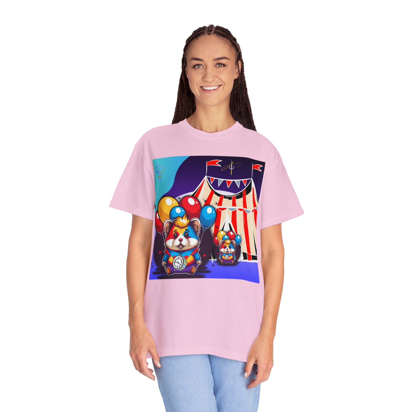 Unisex Garment-Dyed T-shirt TINY TIME BALLOON BEARS