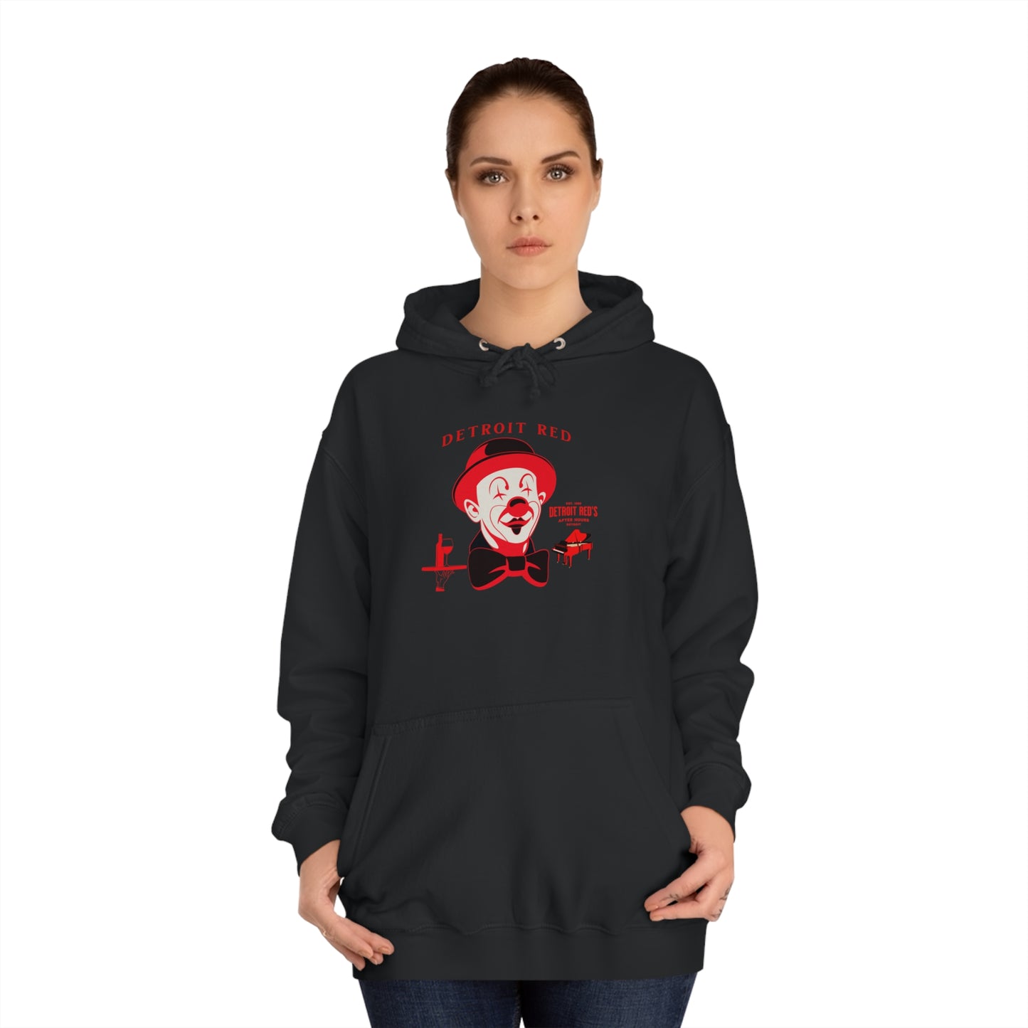 Unisex College Hoodie DETROIT RED