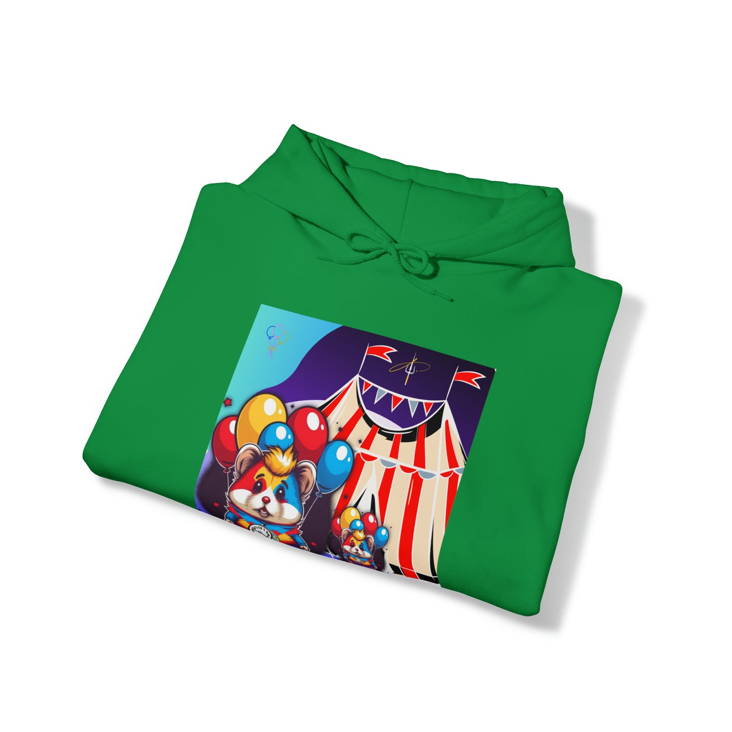 Unisex Heavy Blend™ Hooded Sweatshirt TINY TIME BALLOON BEAR