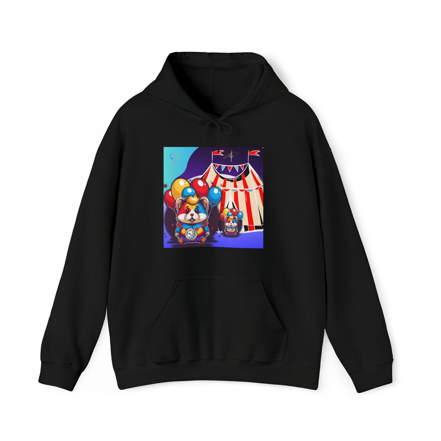 Unisex Heavy Blend™ Hooded Sweatshirt TINY TIME BALLOON BEAR