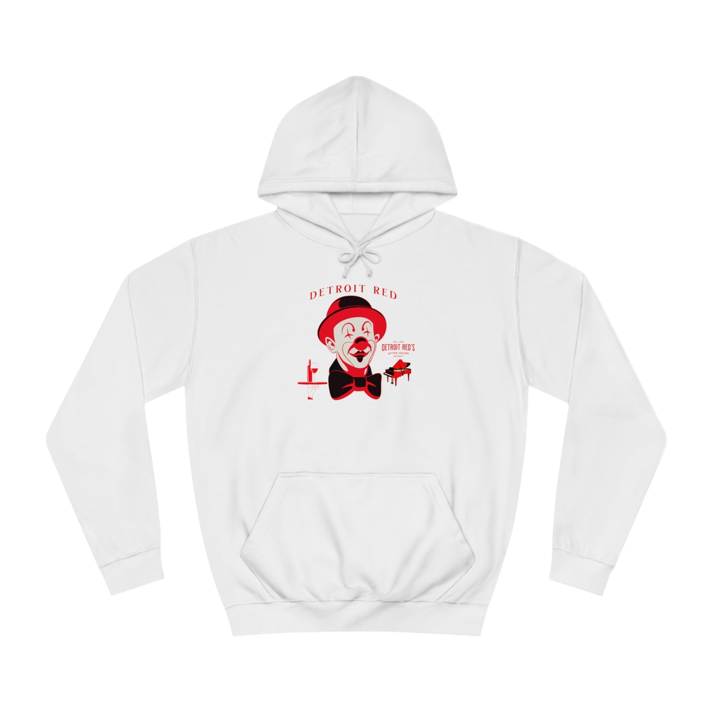 Unisex College Hoodie DETROIT RED