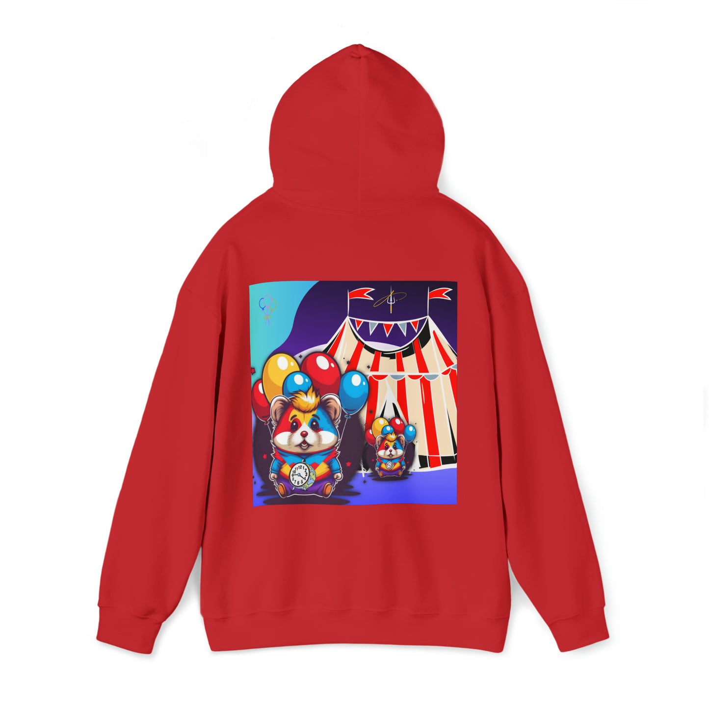 Unisex Heavy Blend™ Hooded Sweatshirt TINY TIME BALLOON BEAR