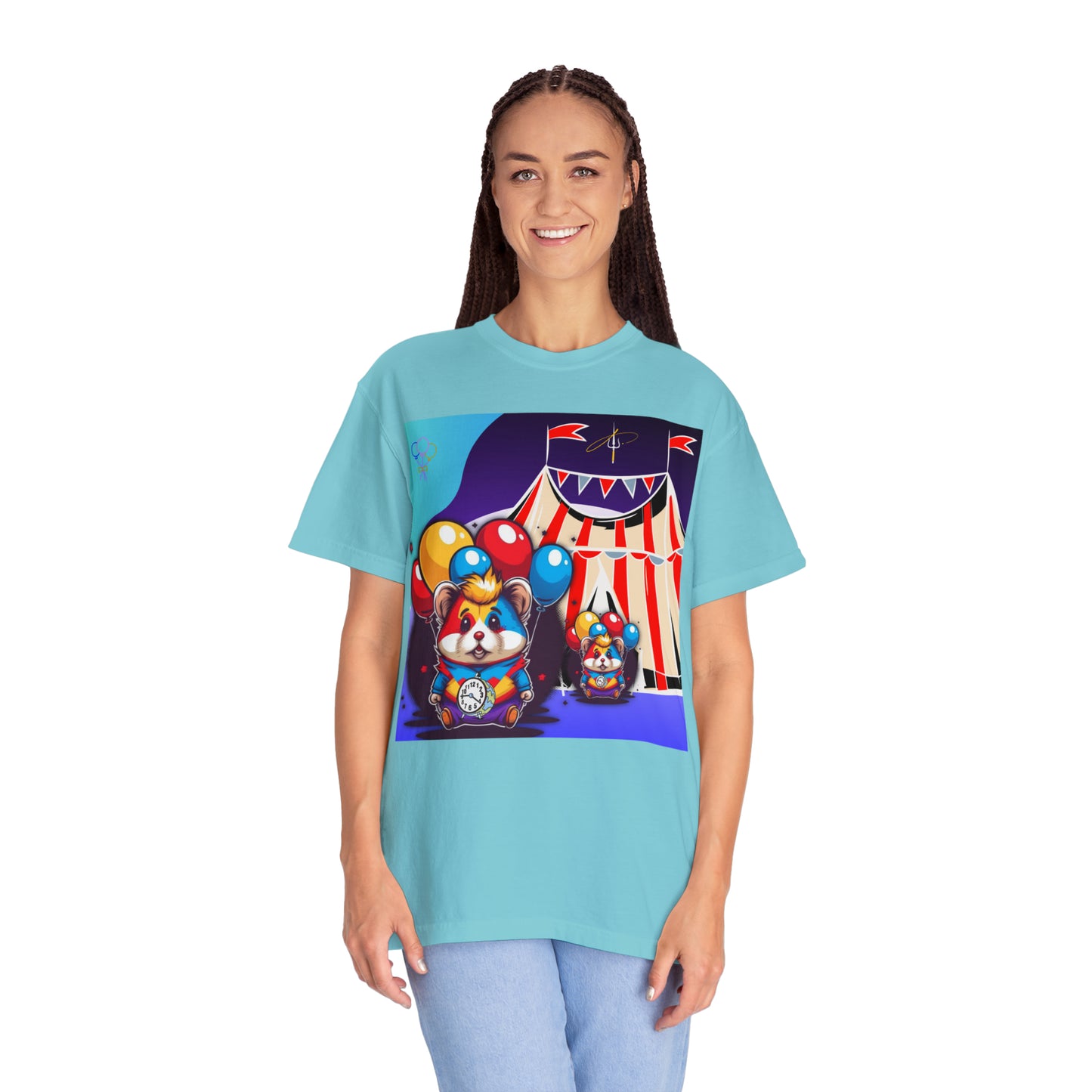 Unisex Garment-Dyed T-shirt TINY TIME BALLOON BEARS