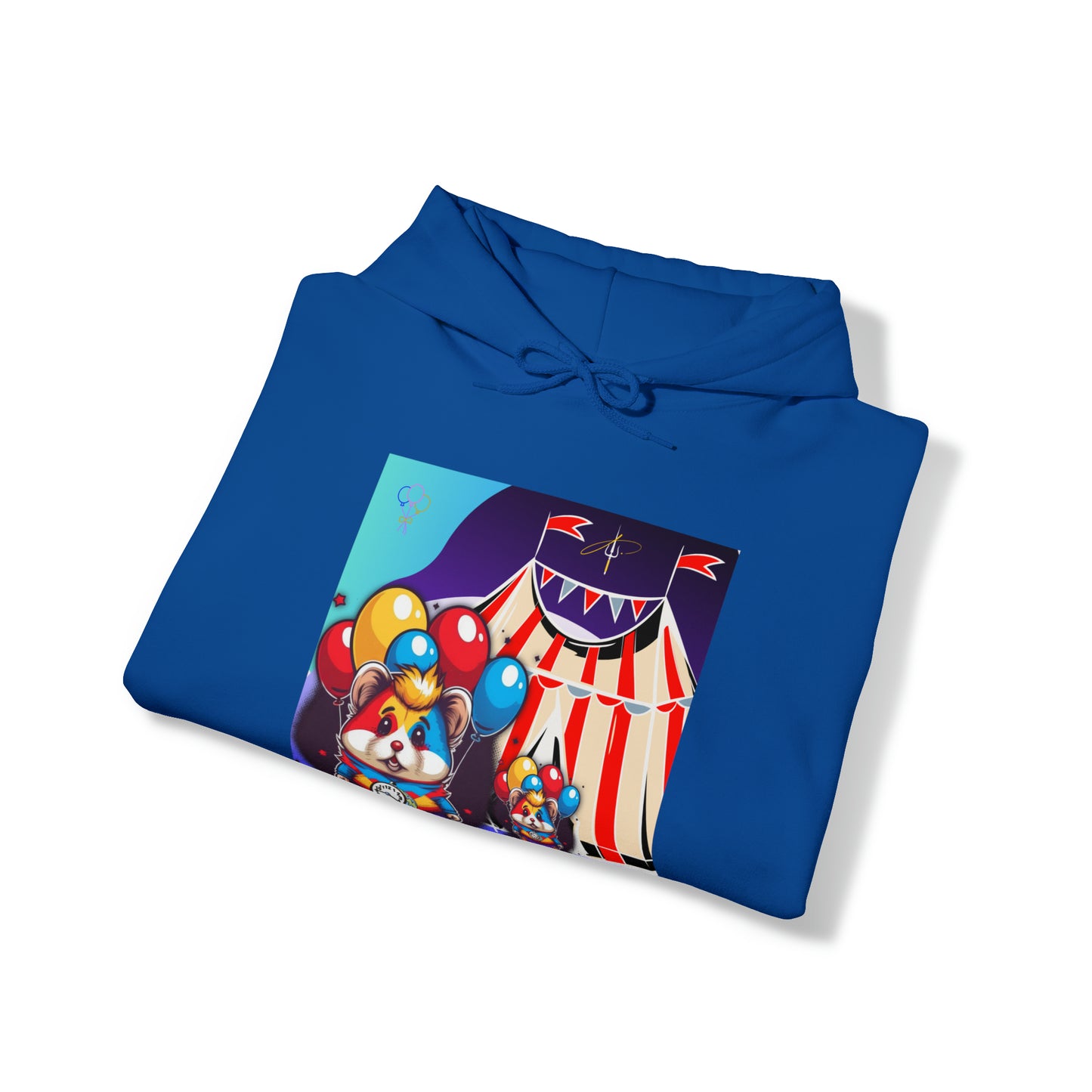 Unisex Heavy Blend™ Hooded Sweatshirt TINY TIME BALLOON BEAR