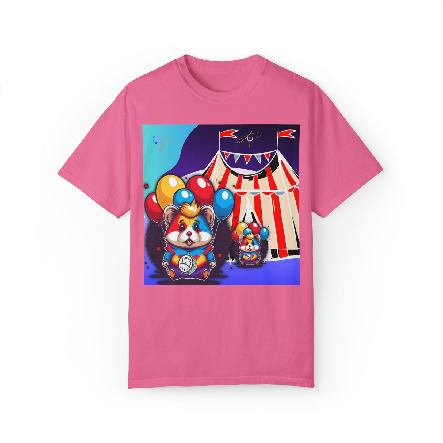 Unisex Garment-Dyed T-shirt TINY TIME BALLOON BEARS