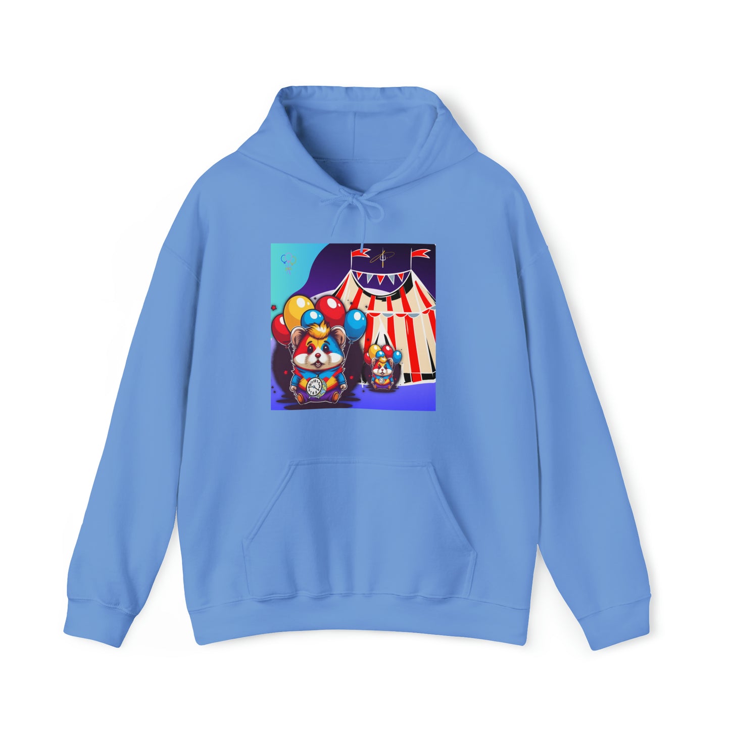 Unisex Heavy Blend™ Hooded Sweatshirt TINY TIME BALLOON BEAR