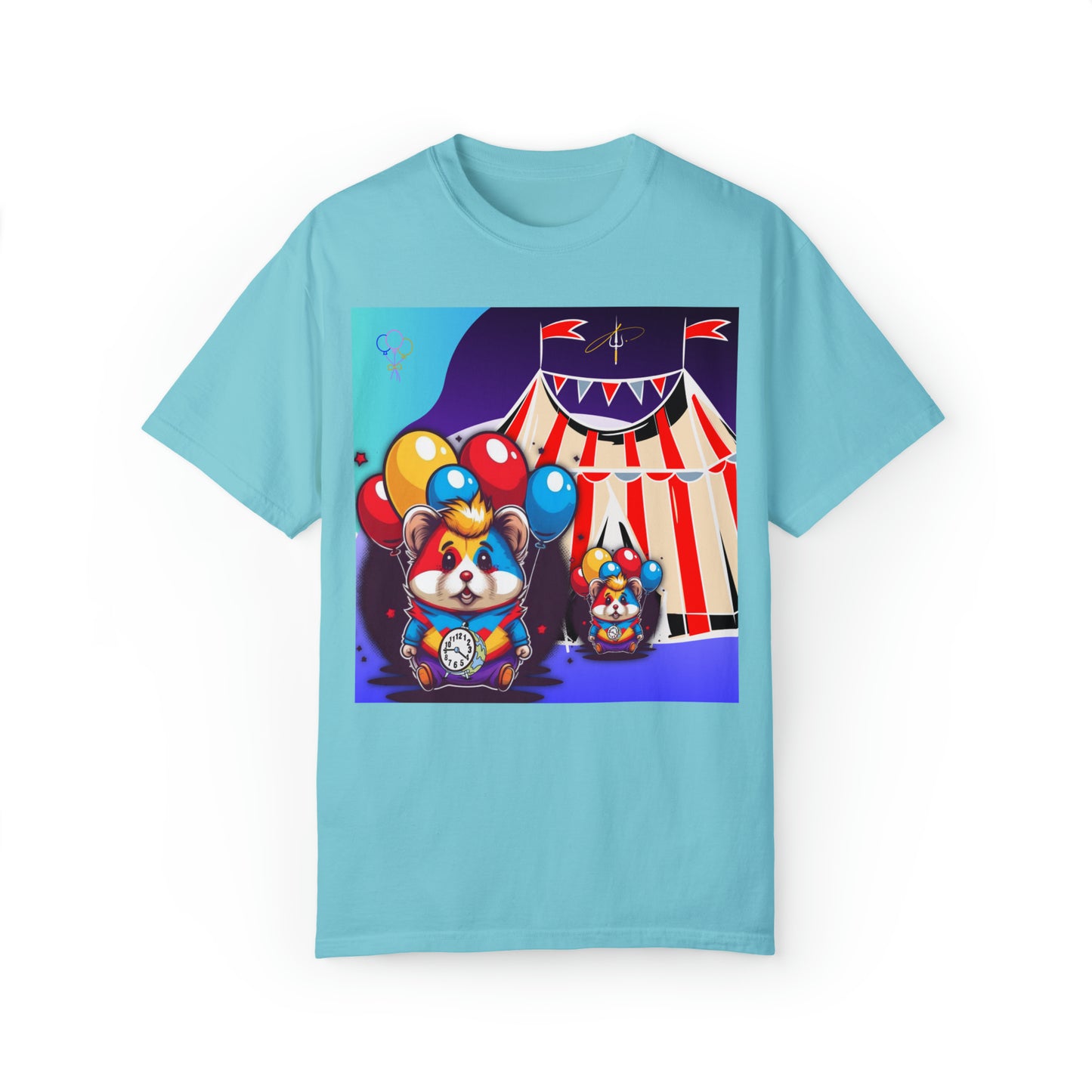 Unisex Garment-Dyed T-shirt TINY TIME BALLOON BEARS