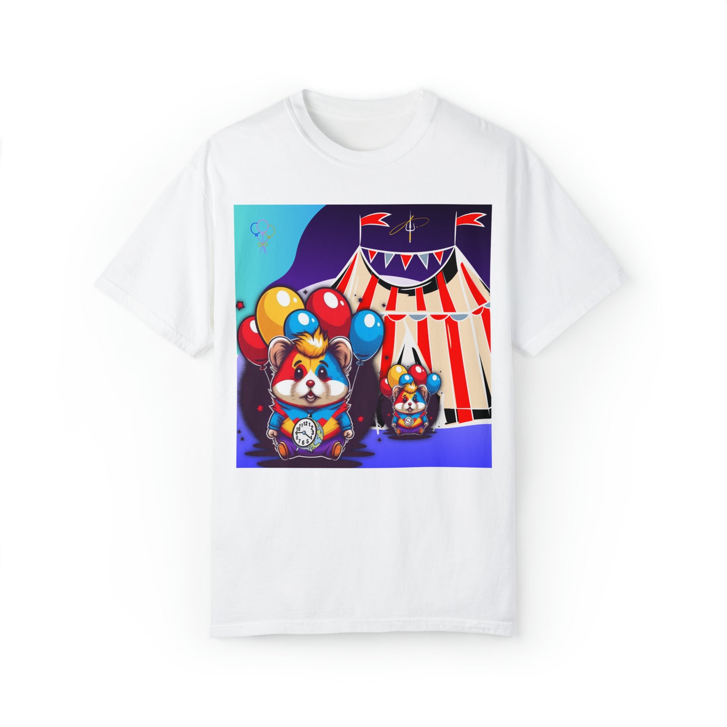 Unisex Garment-Dyed T-shirt TINY TIME BALLOON BEARS