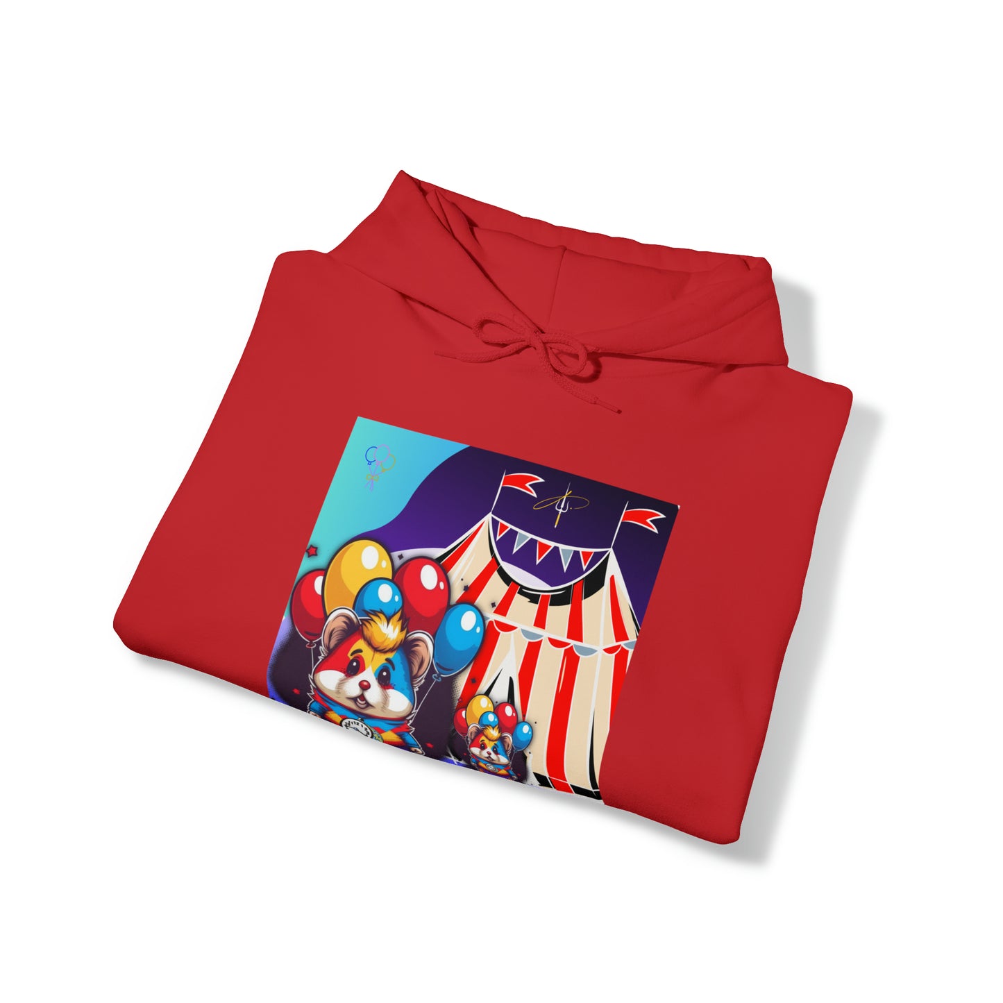 Unisex Heavy Blend™ Hooded Sweatshirt TINY TIME BALLOON BEAR