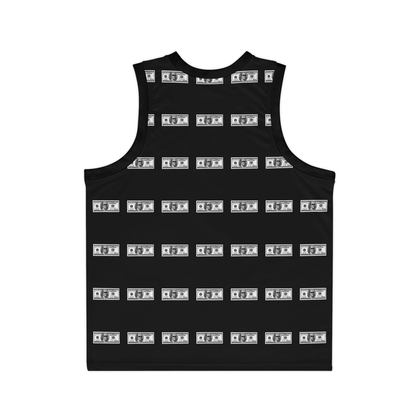Unisex Basketball Jersey (AOP) 100 DOLLAR BILL