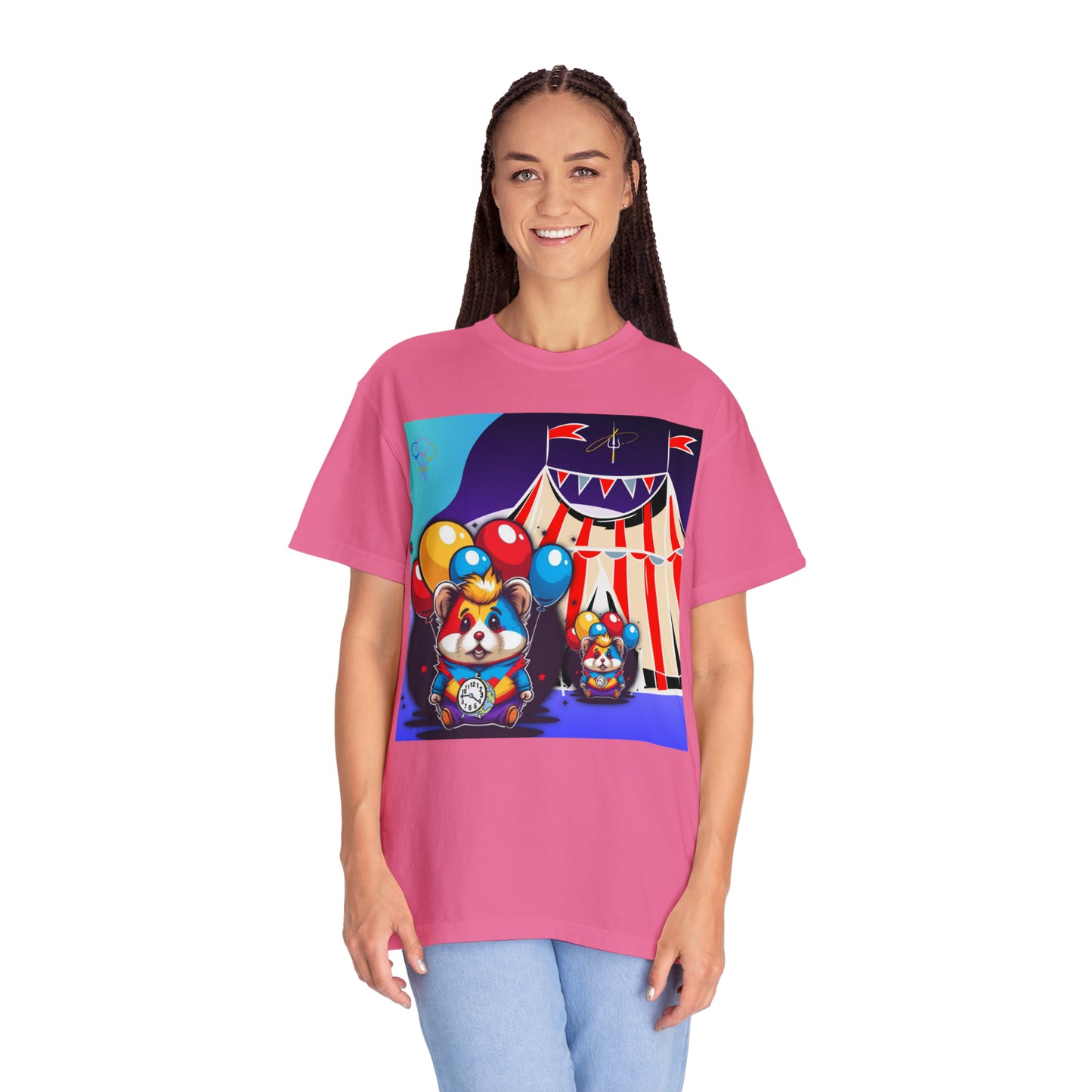 Unisex Garment-Dyed T-shirt TINY TIME BALLOON BEARS