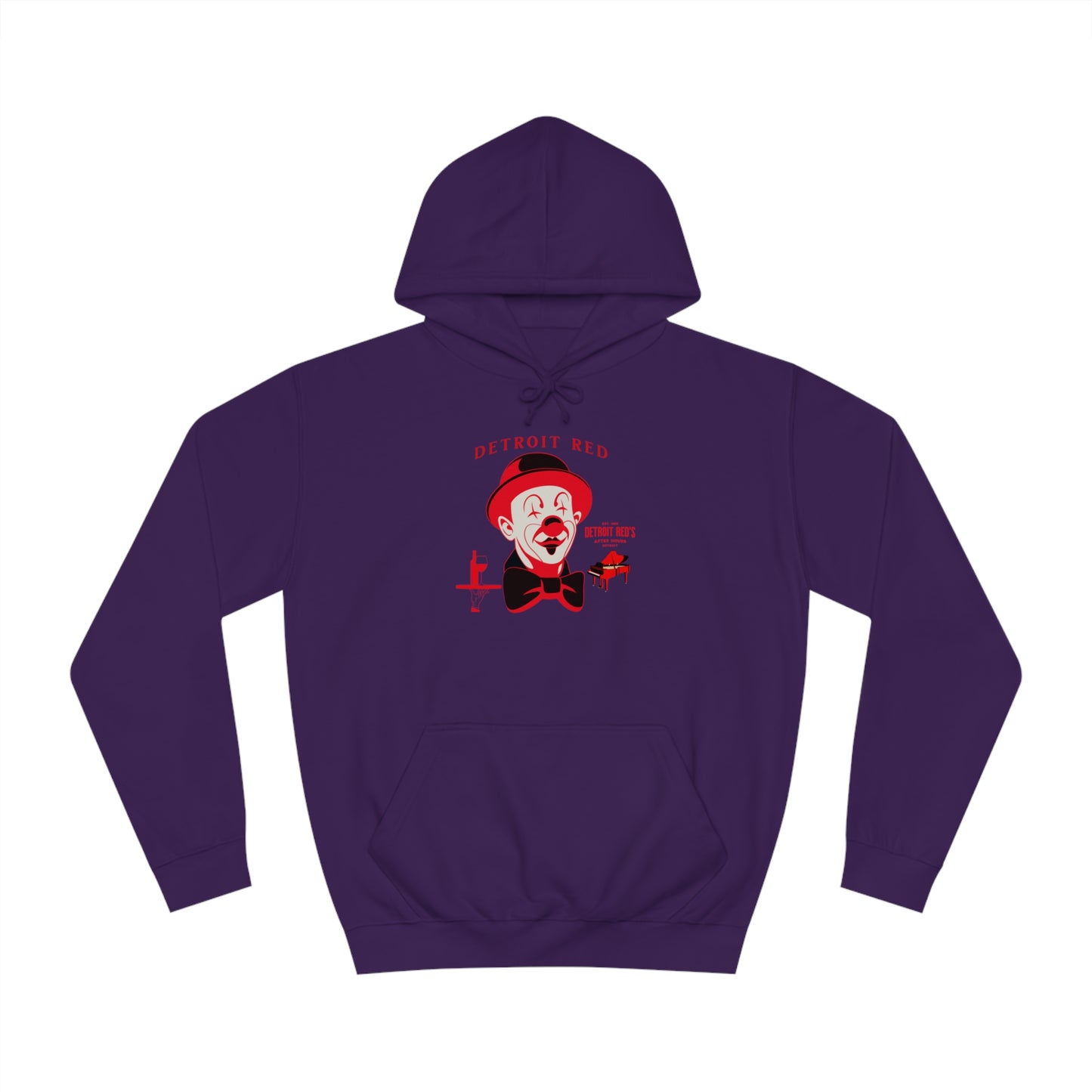 Unisex College Hoodie DETROIT RED