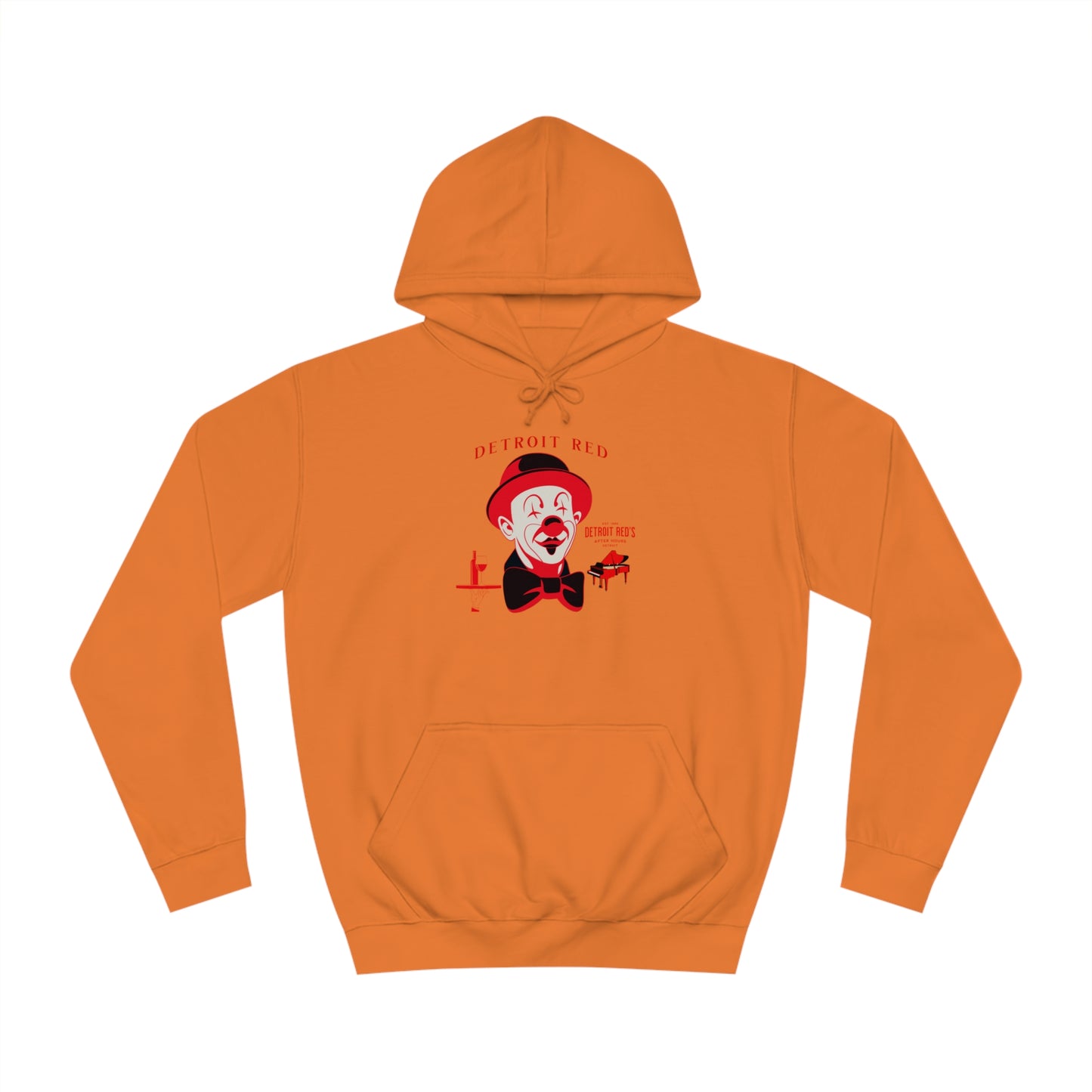 Unisex College Hoodie DETROIT RED