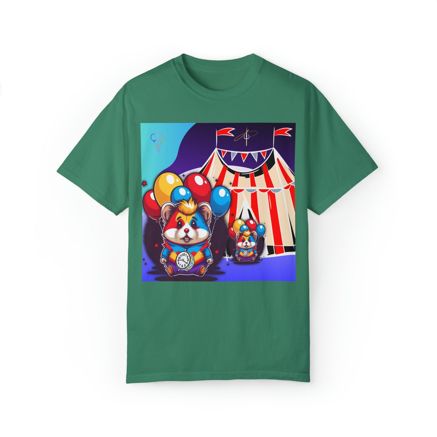 Unisex Garment-Dyed T-shirt TINY TIME BALLOON BEARS