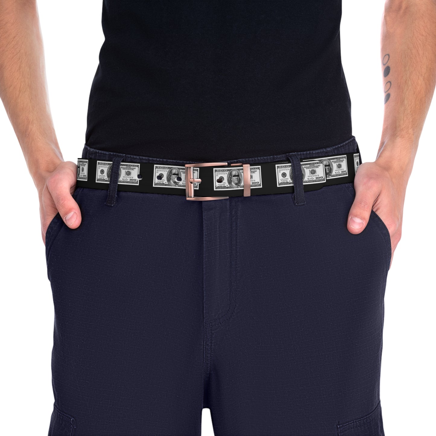 100 Dollar Bill belt