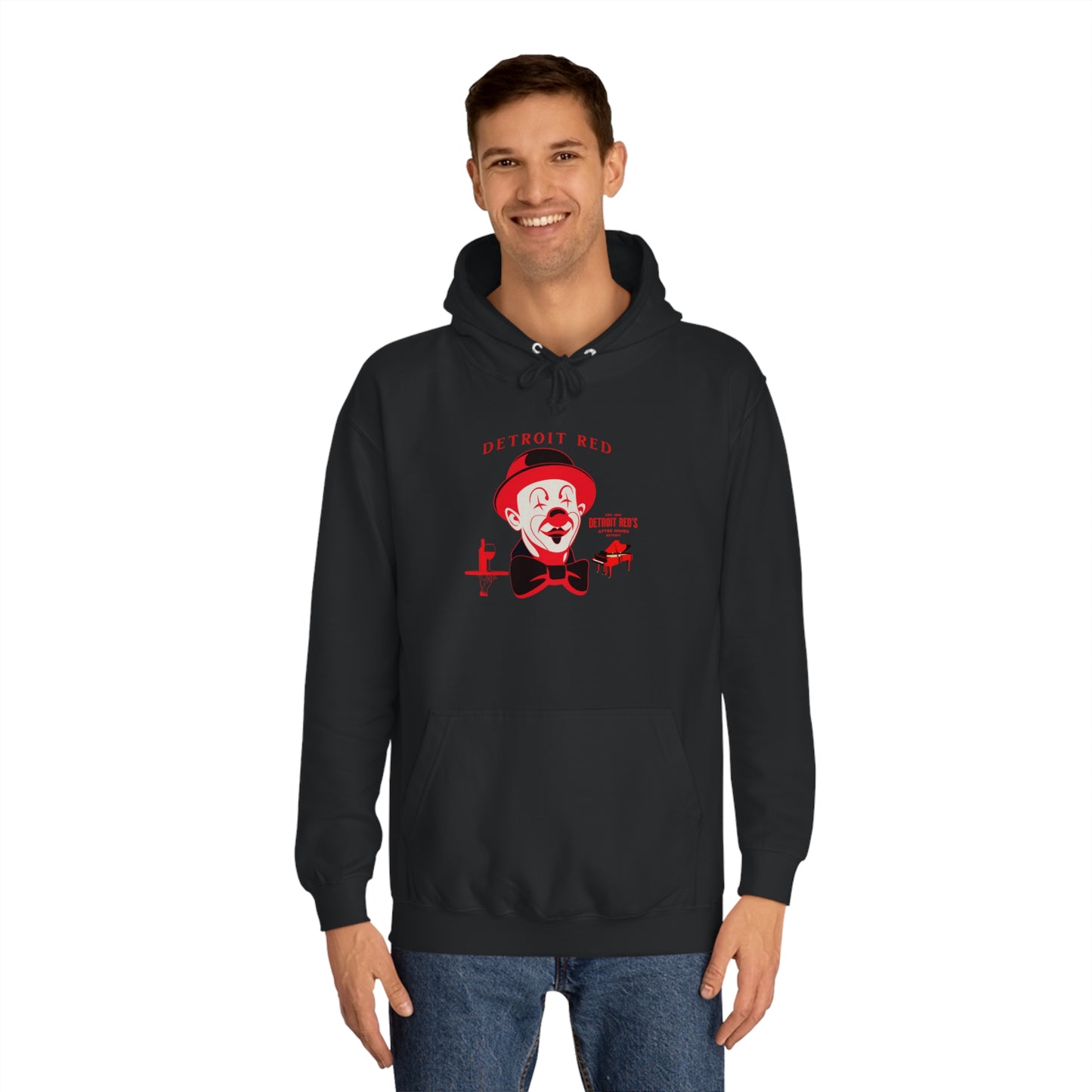 Unisex College Hoodie DETROIT RED