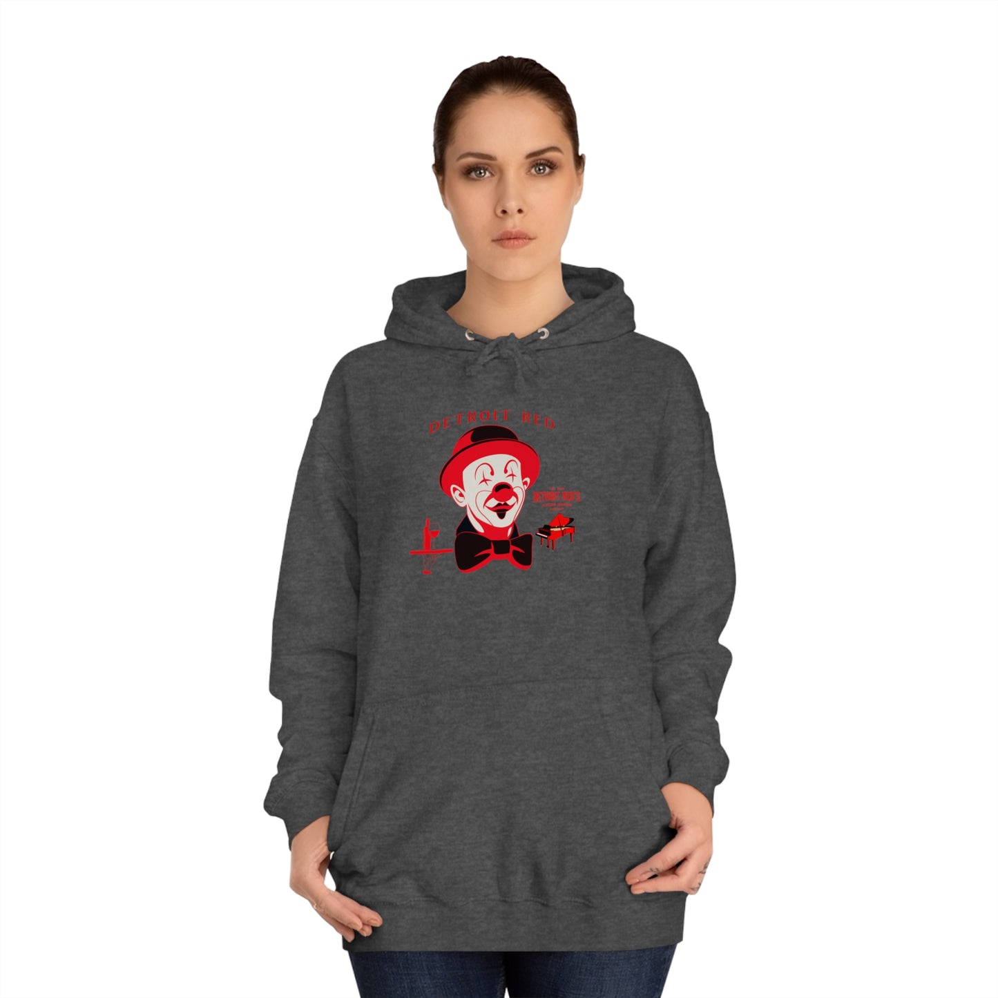 Unisex College Hoodie DETROIT RED