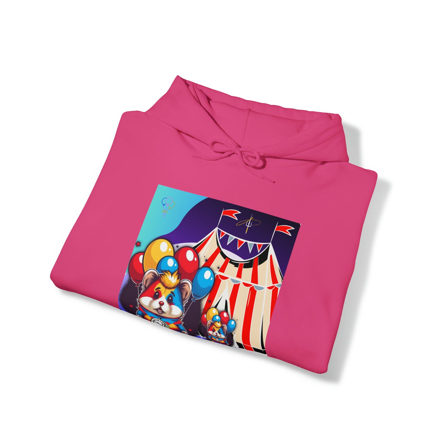 Unisex Heavy Blend™ Hooded Sweatshirt TINY TIME BALLOON BEAR
