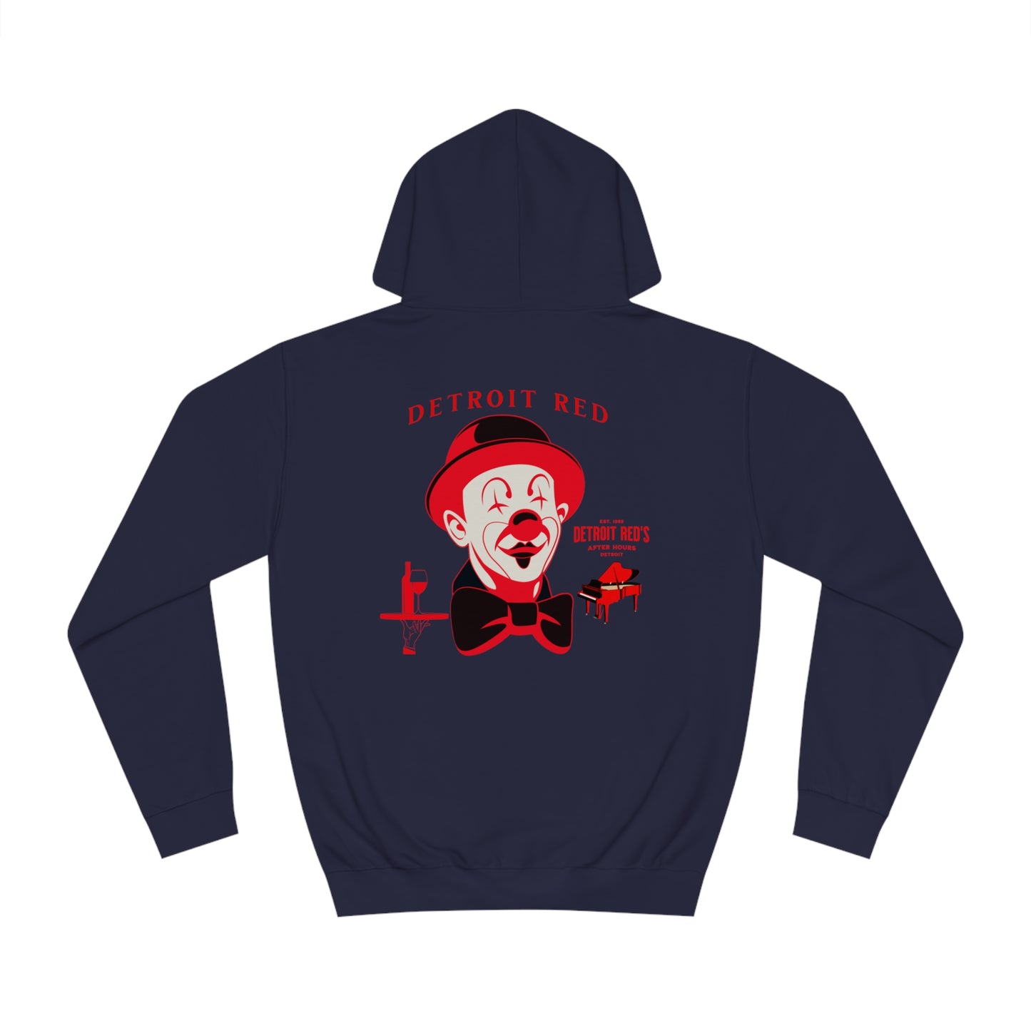 Unisex College Hoodie DETROIT RED