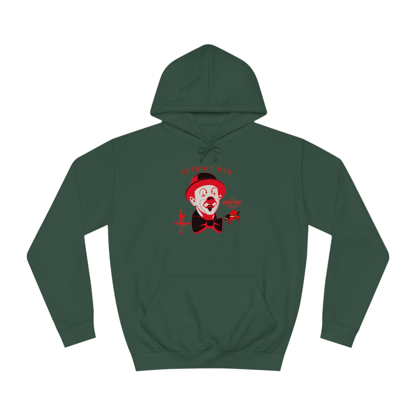Unisex College Hoodie DETROIT RED