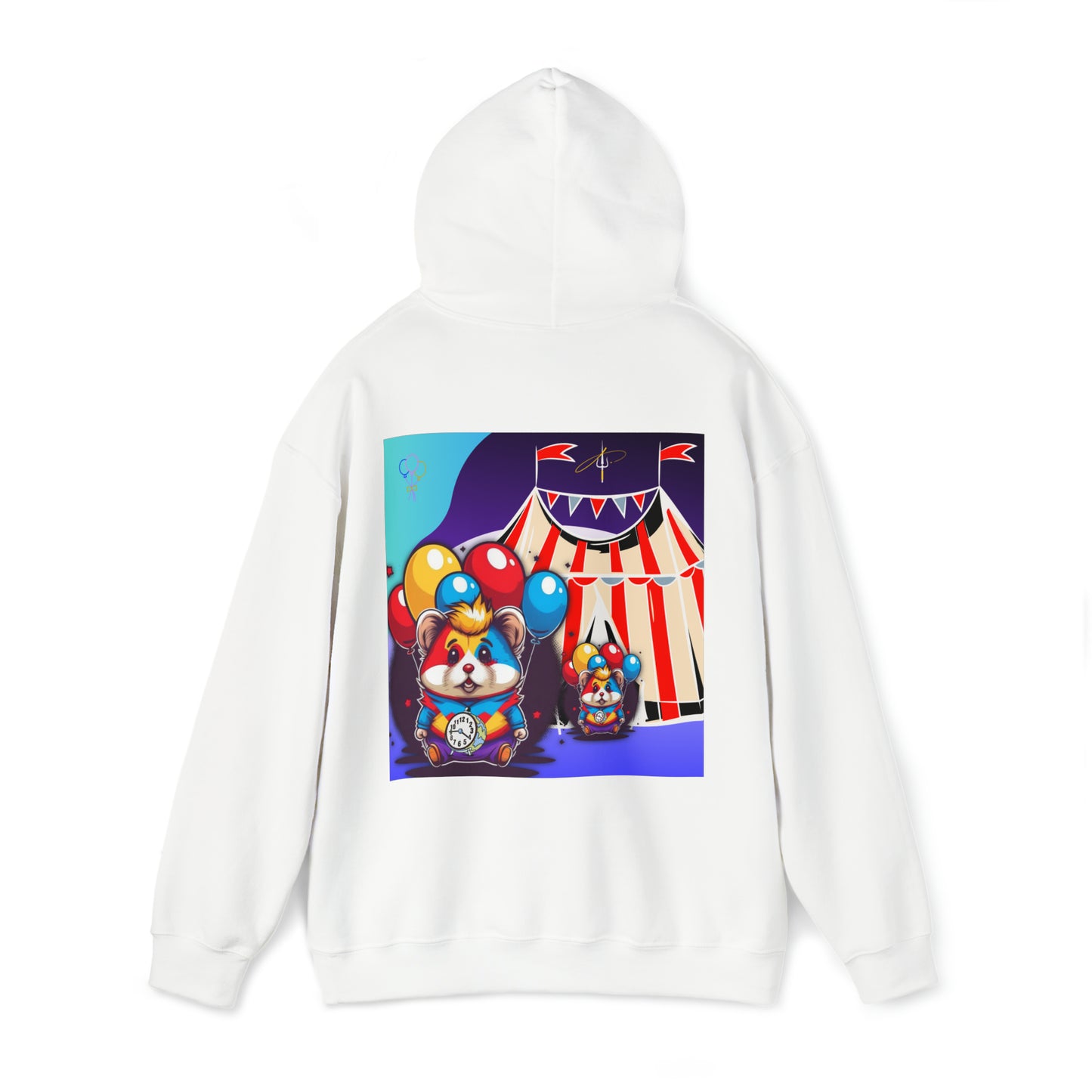 Unisex Heavy Blend™ Hooded Sweatshirt TINY TIME BALLOON BEAR