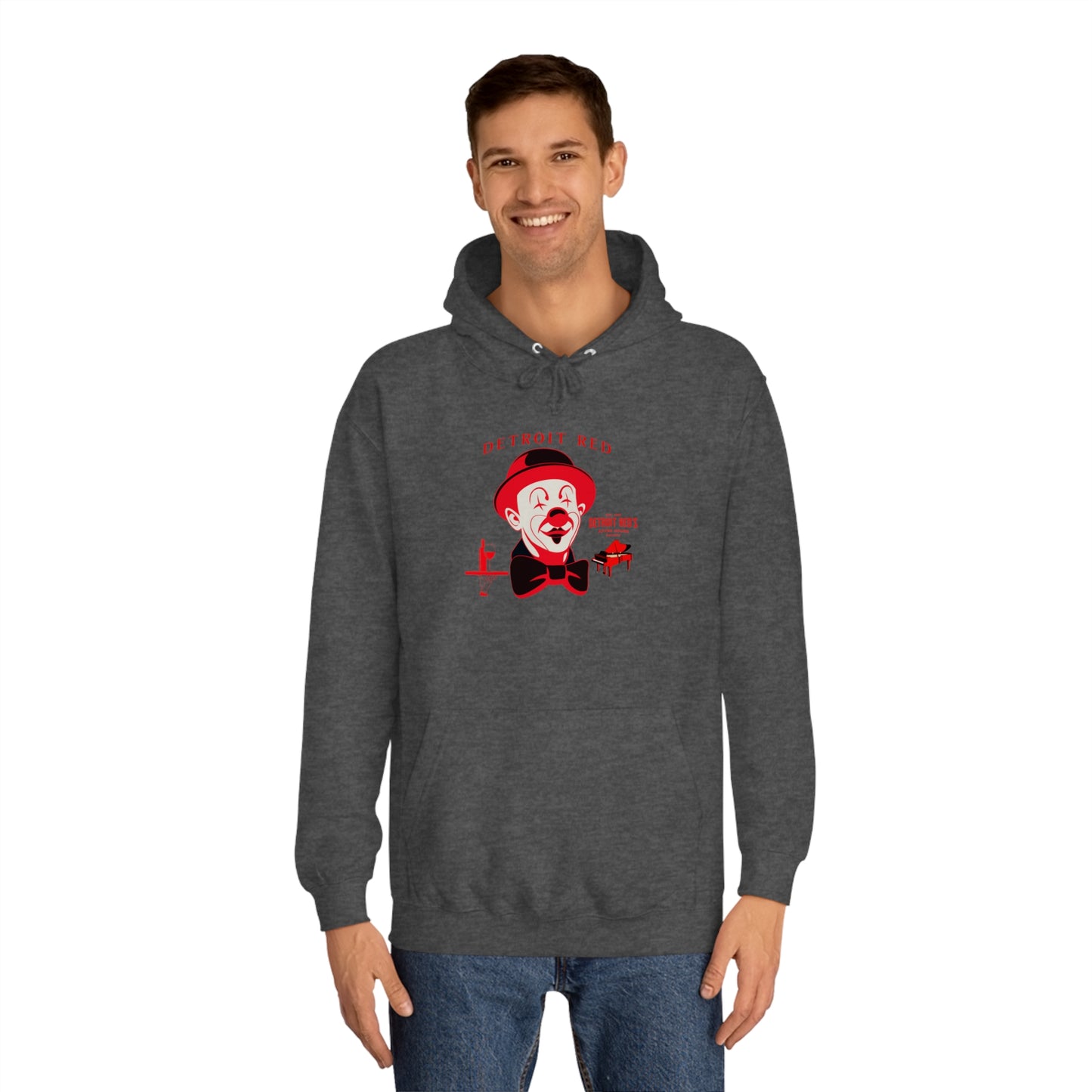 Unisex College Hoodie DETROIT RED